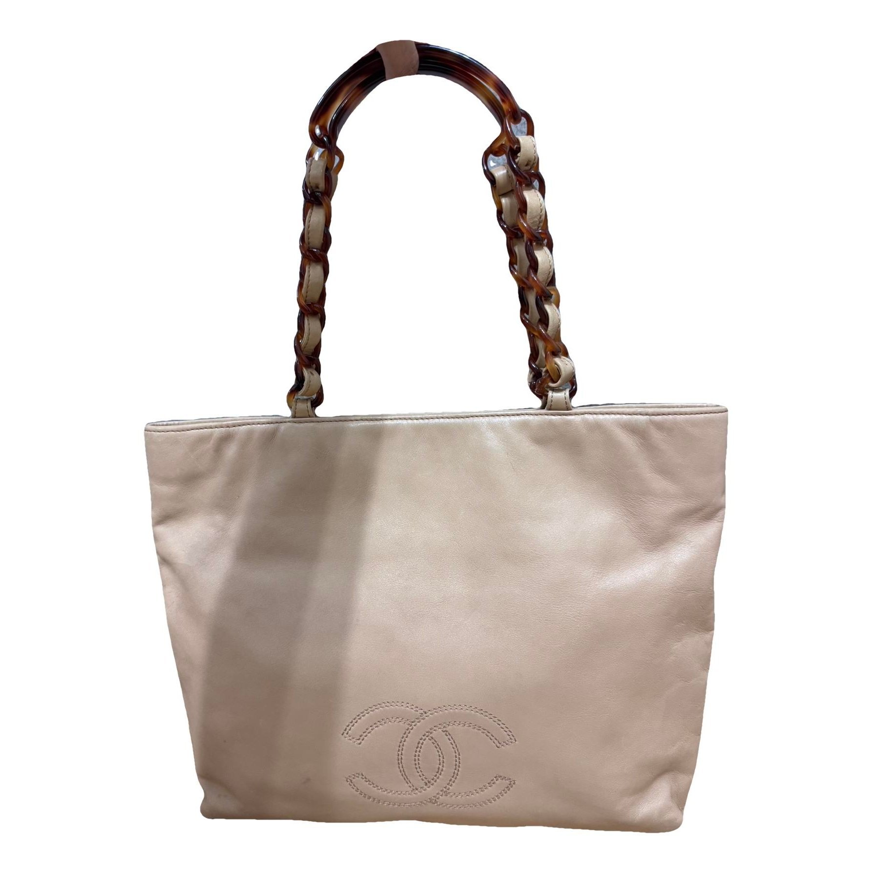 Leather tote