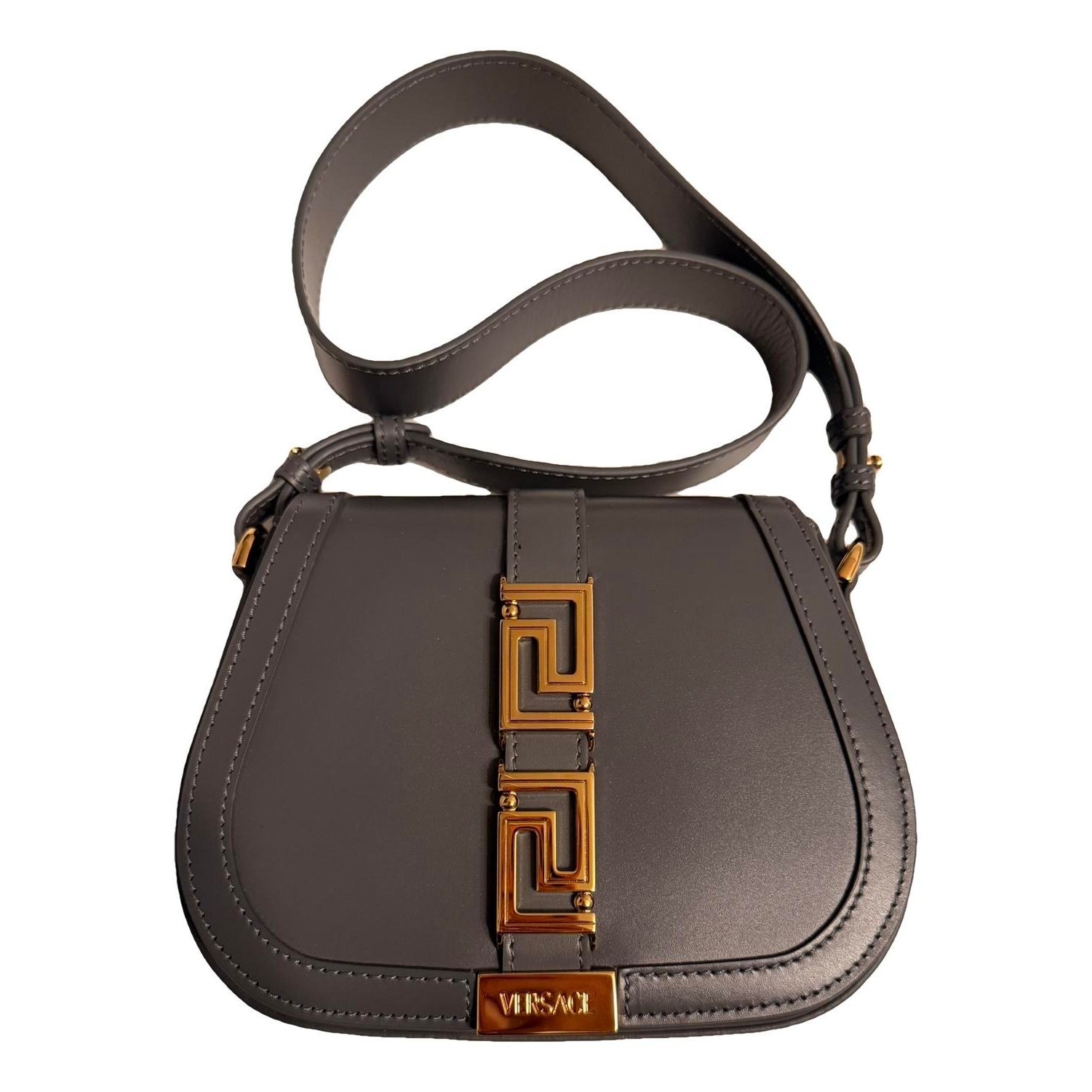 Greca Goddess leather handbag