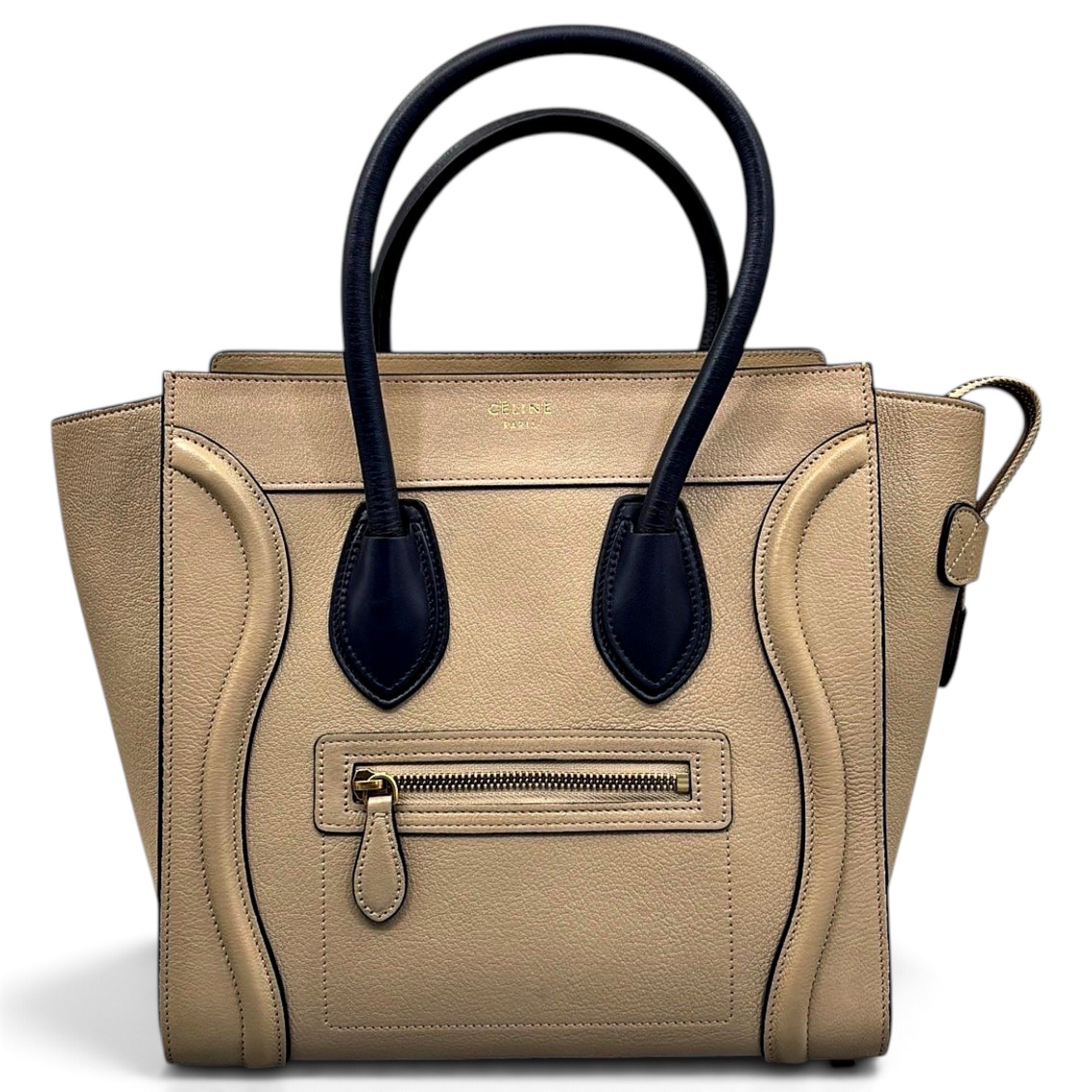 Luggage leather handbag