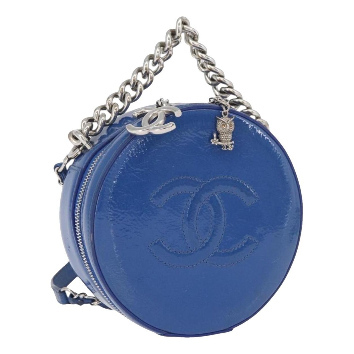 Patent leather handbag