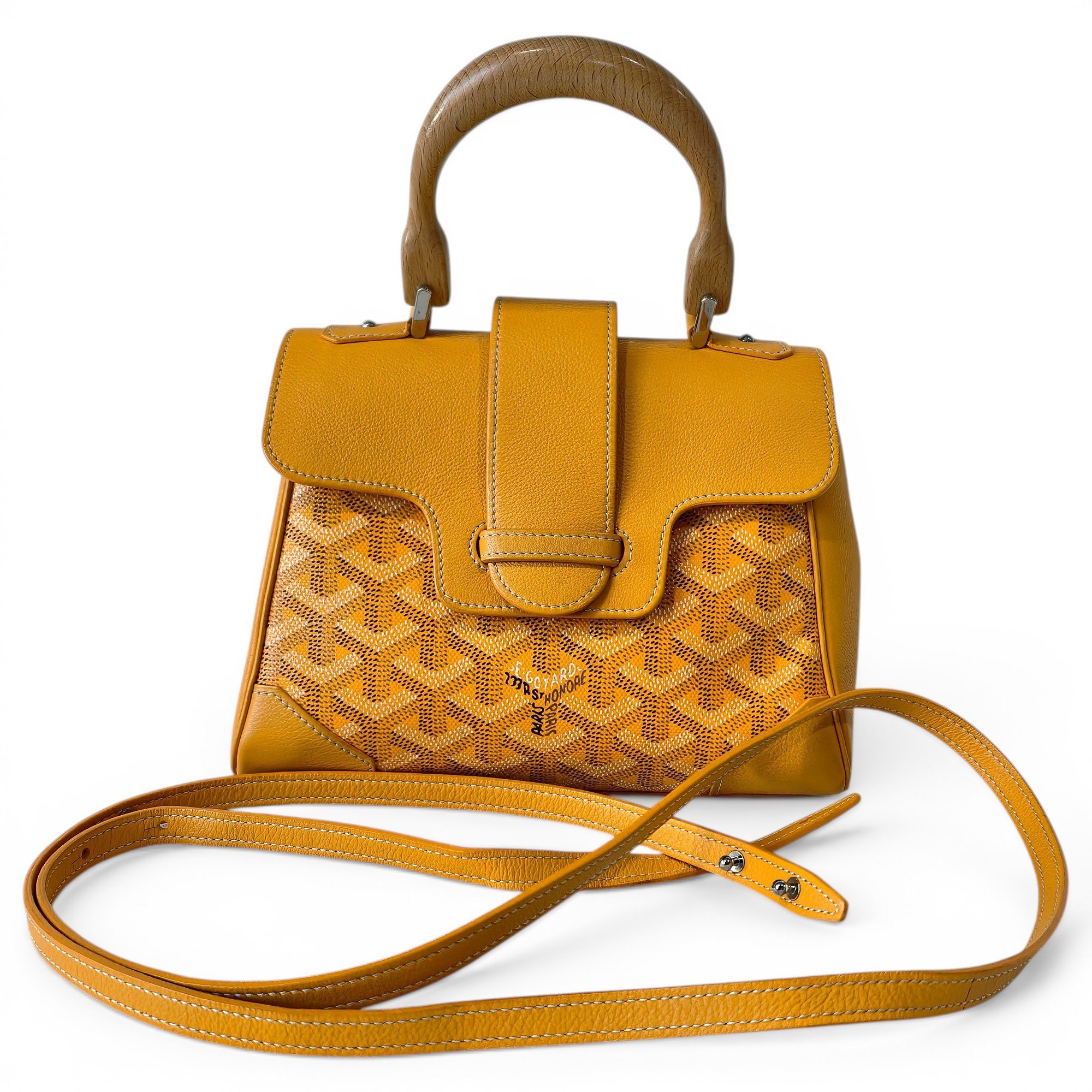 Leather handbag