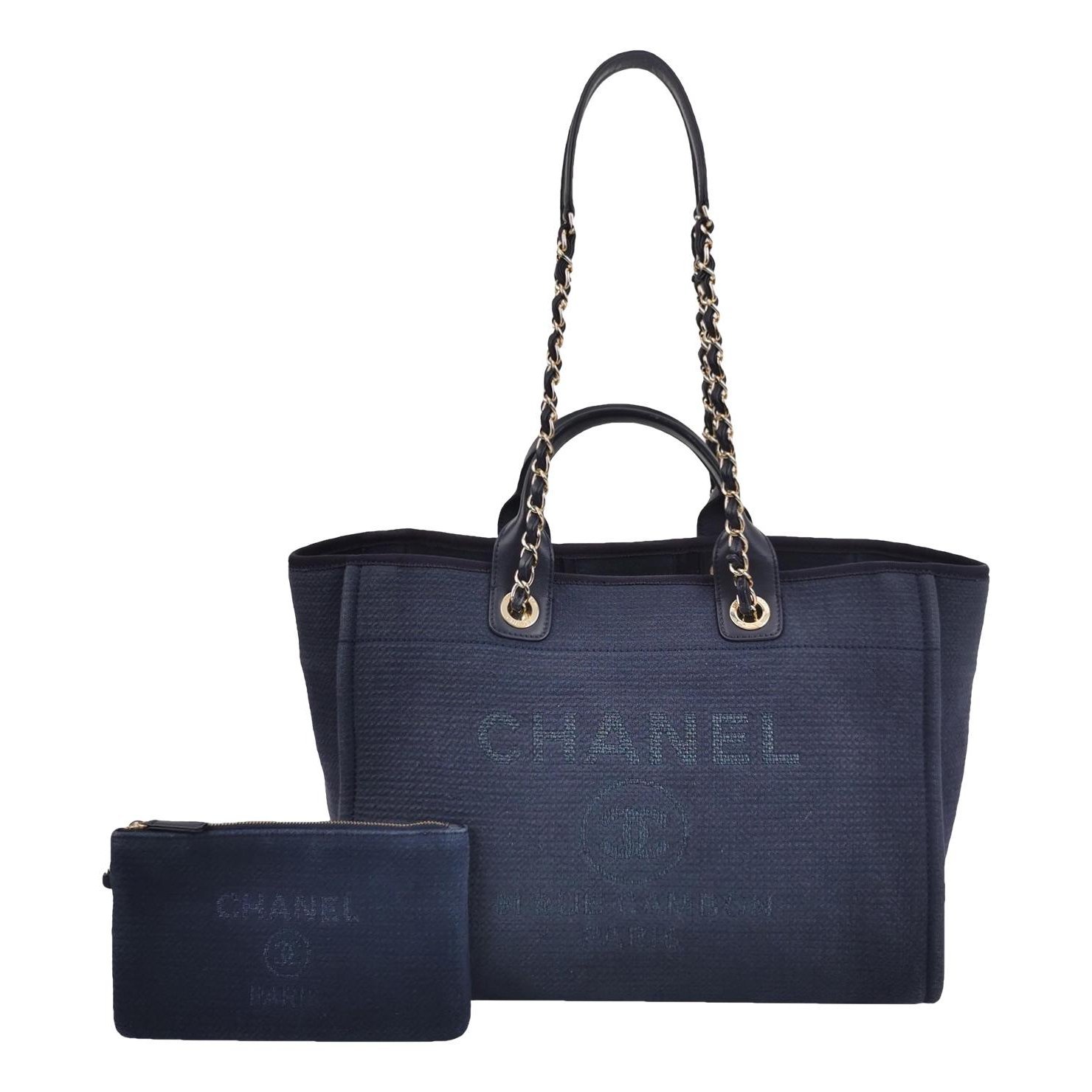 Deauville Chain leather handbag