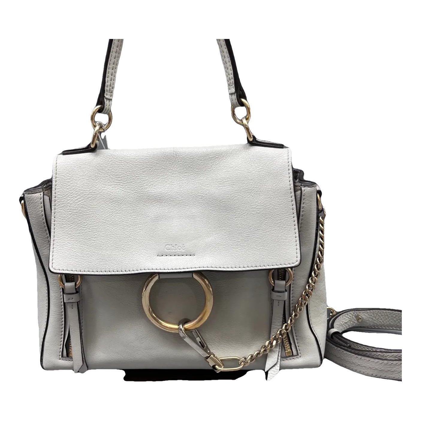 Faye leather handbag