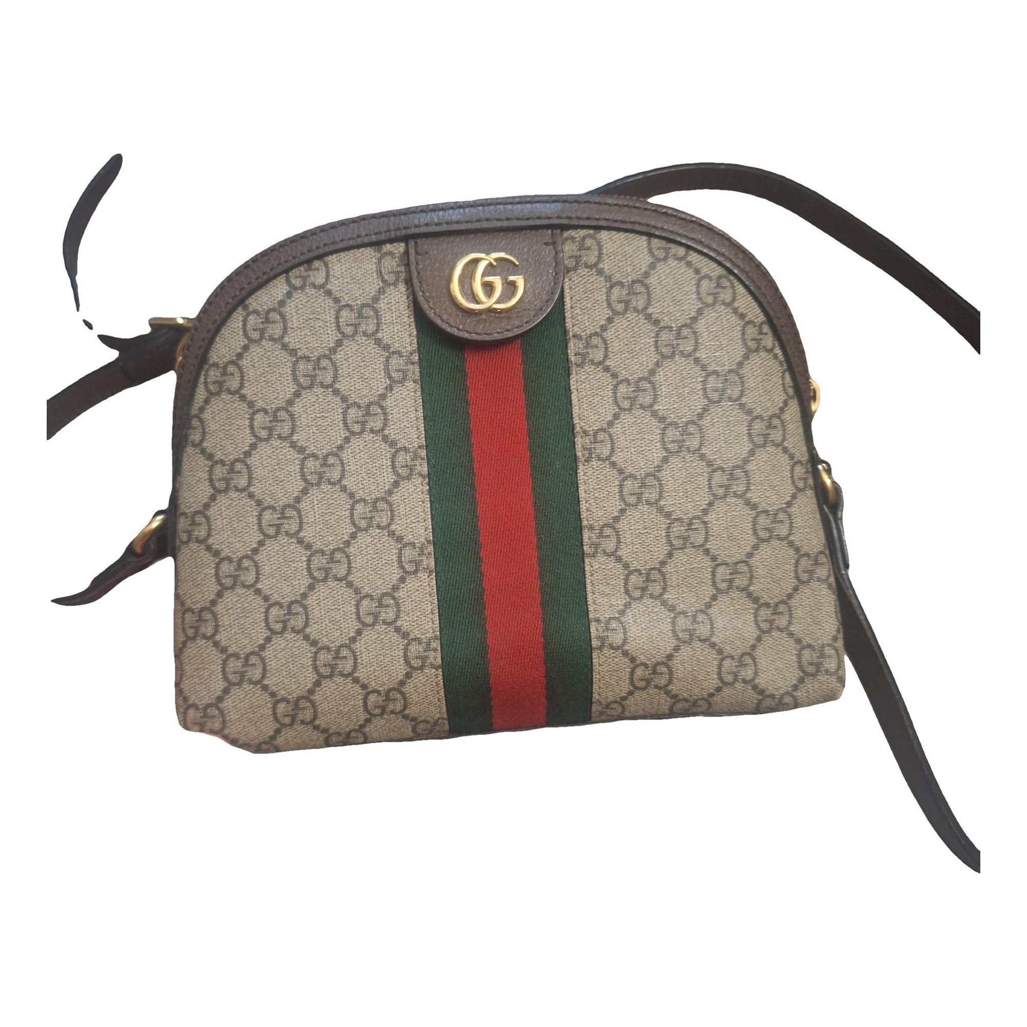 Ophidia Dome leather handbag