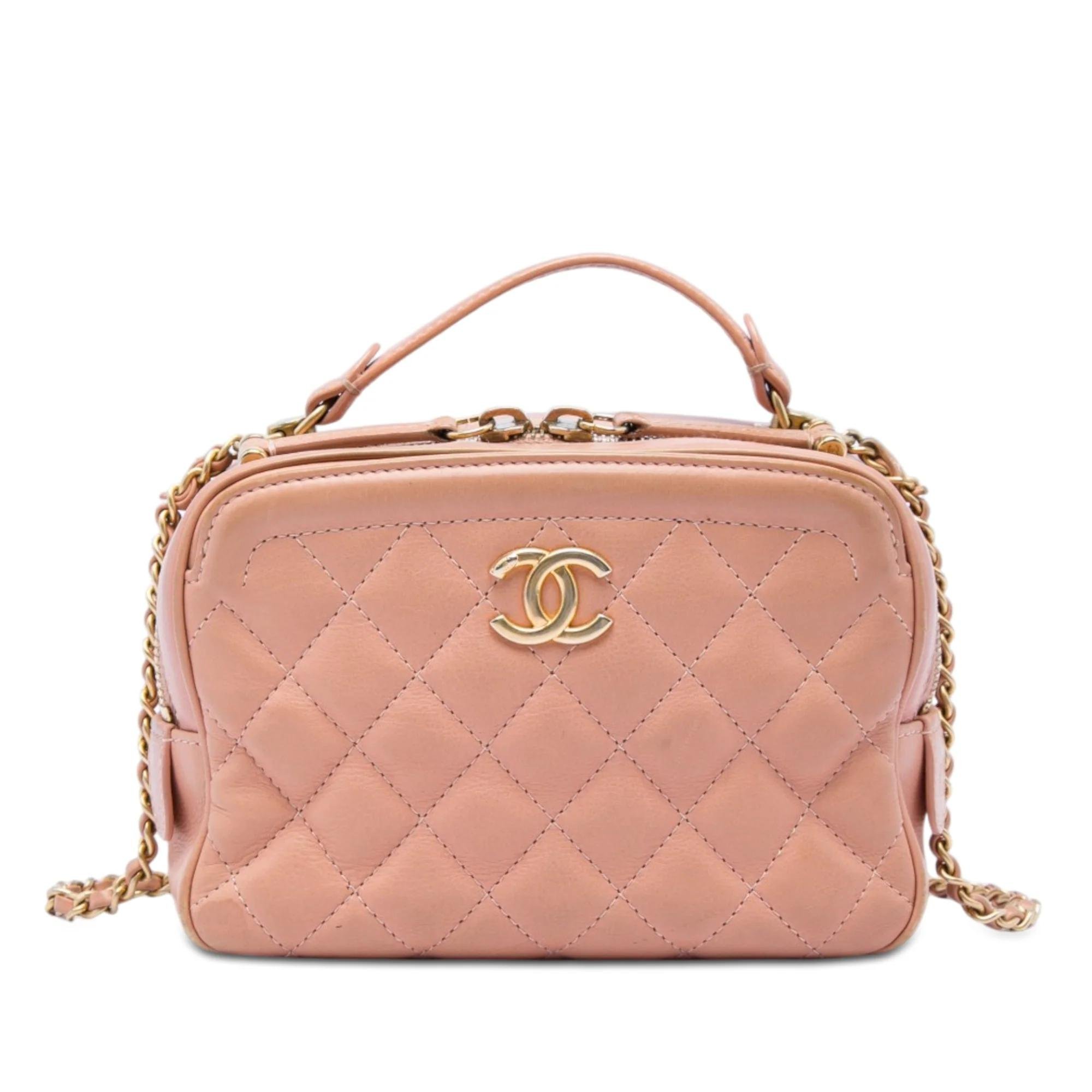Vanity pony-style calfskin handbag