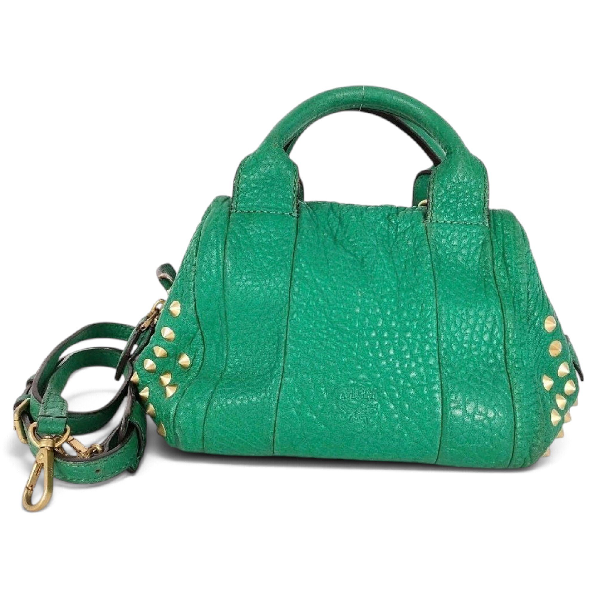 Boston leather bag