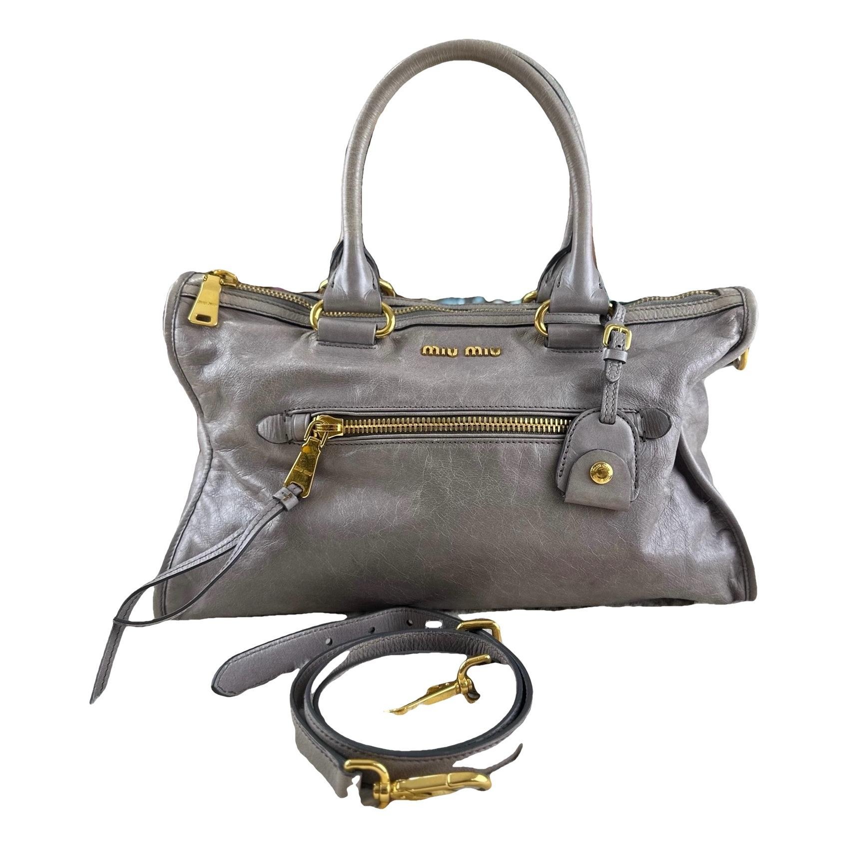 Leather handbag
