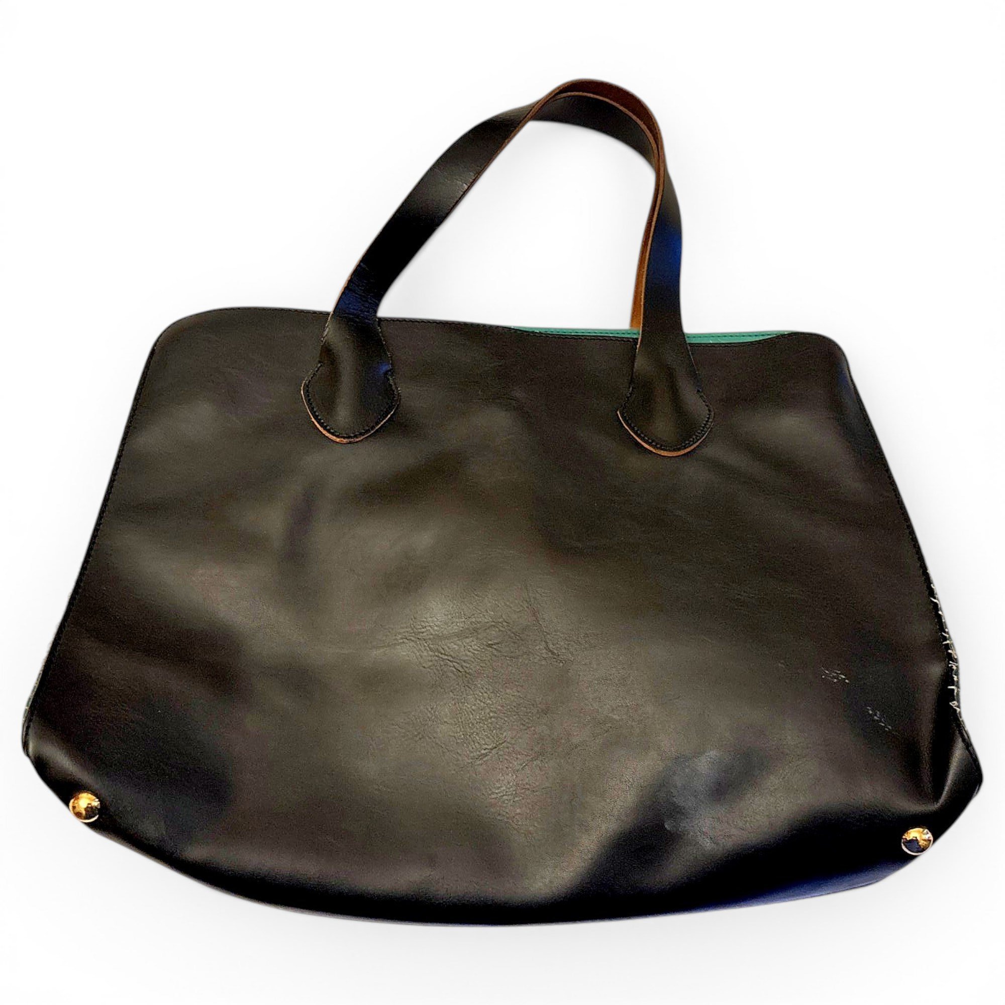 Leather handbag