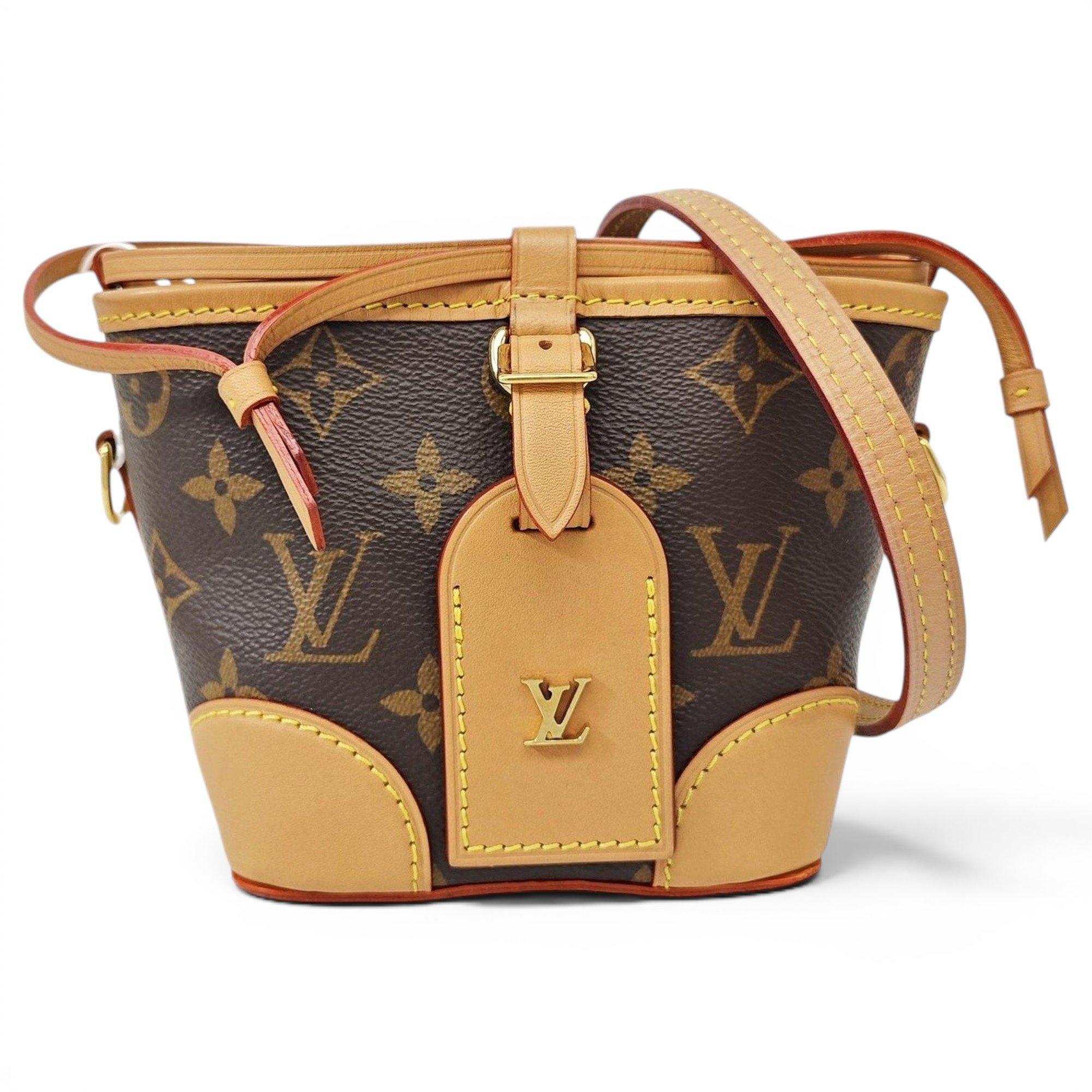 Nano Noé leather handbag