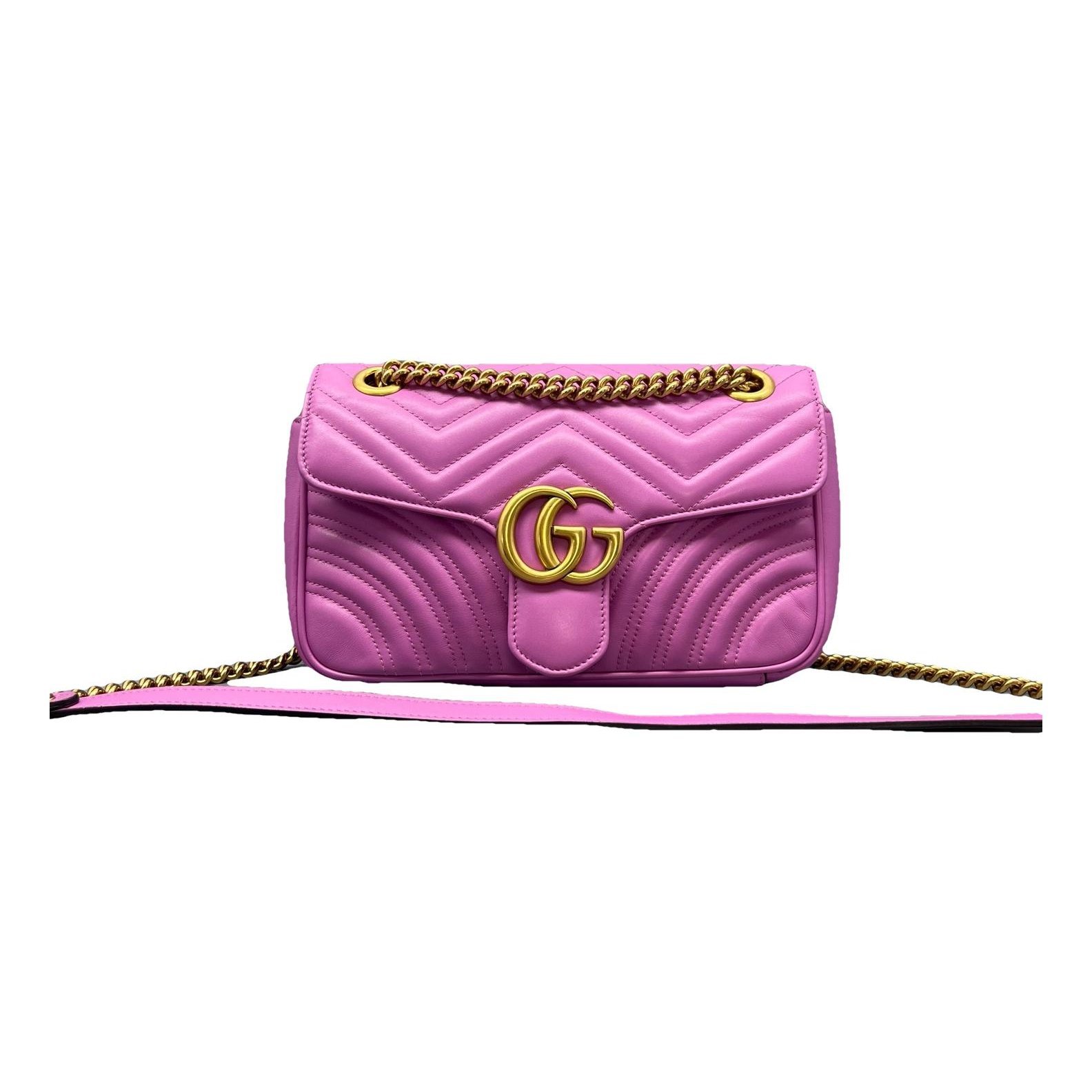 GG Marmont Flap leather handbag