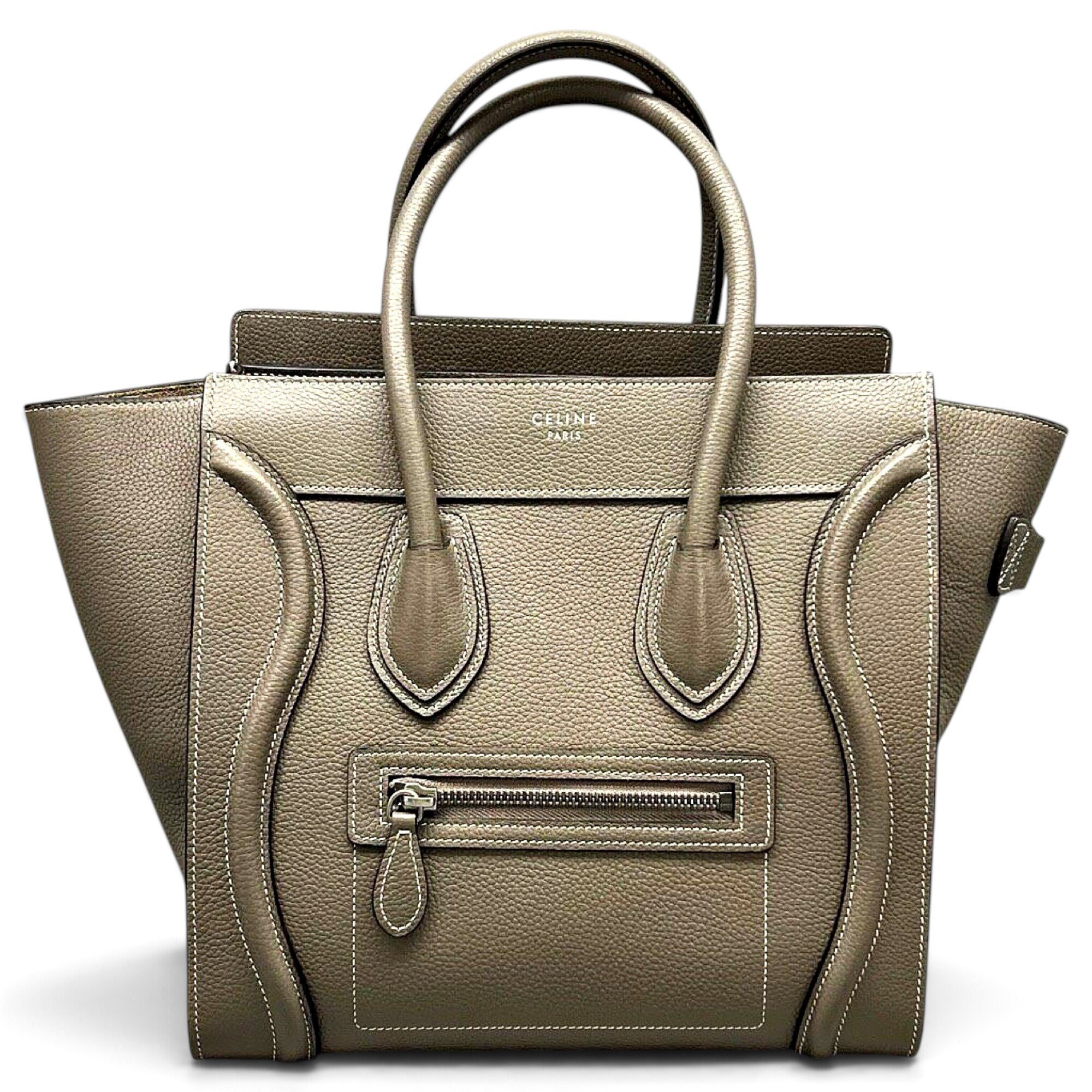 Luggage leather handbag
