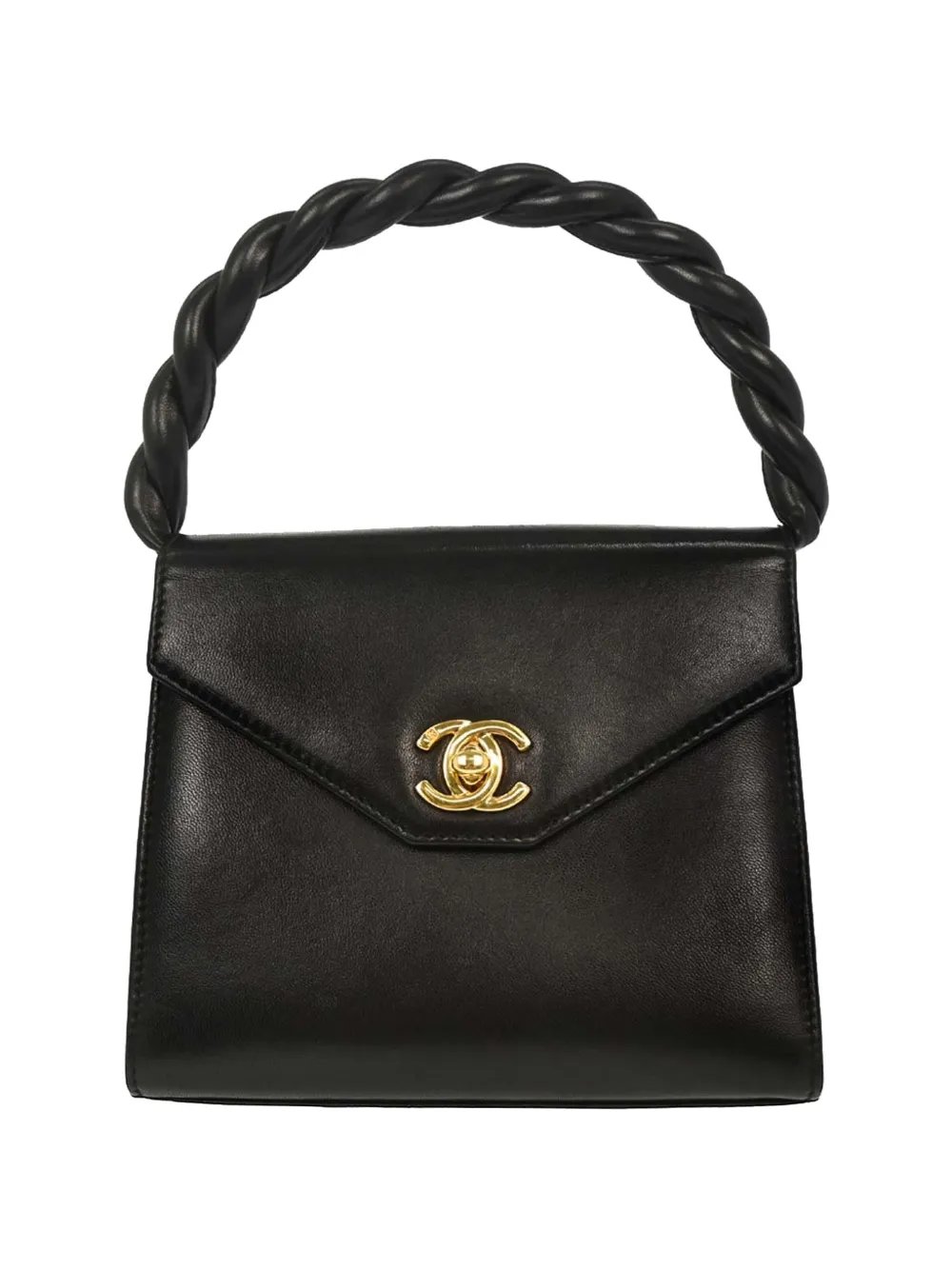 1997 CC turn-lock tote bag