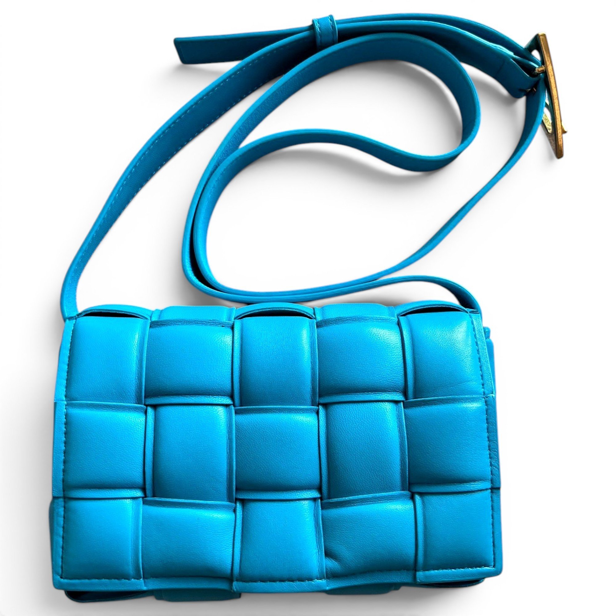 Cassette leather crossbody bag