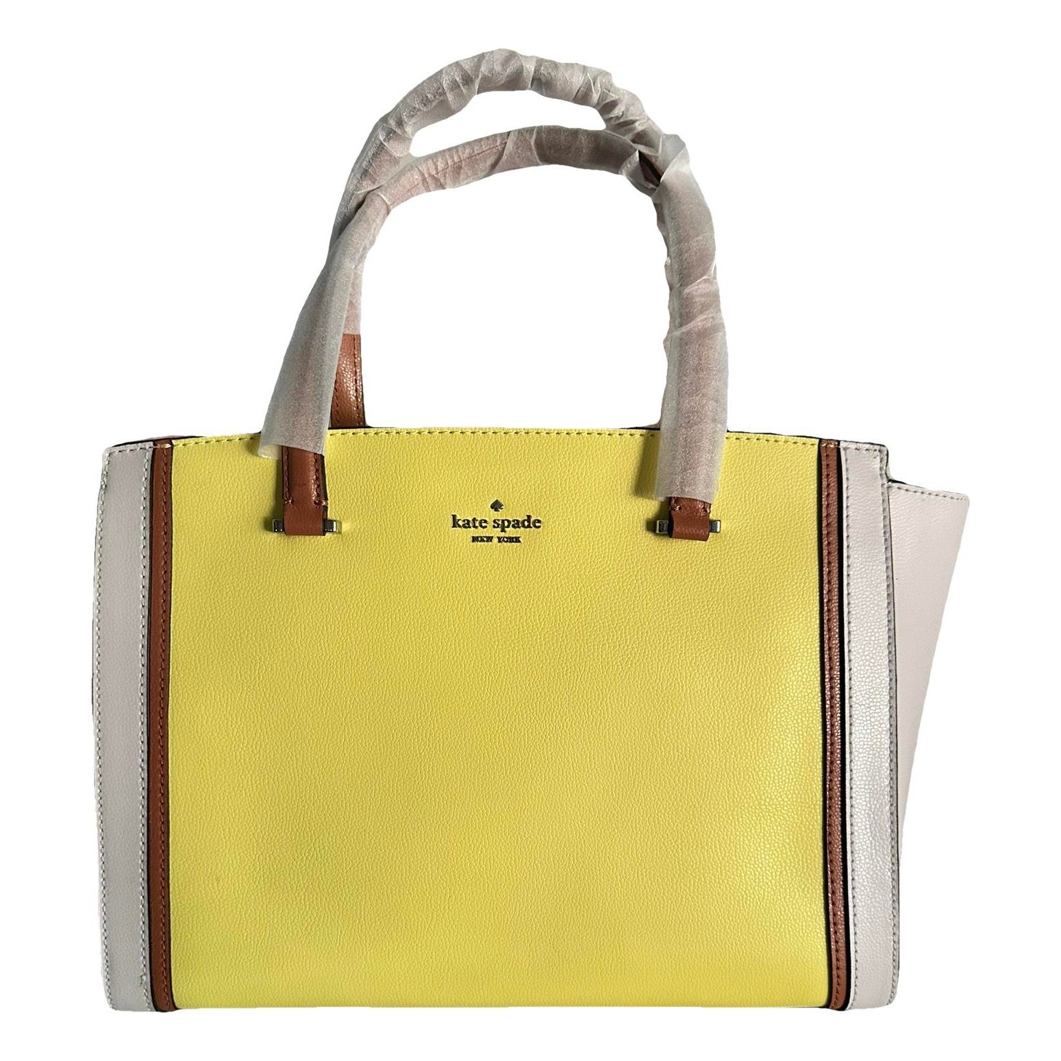 Leather tote