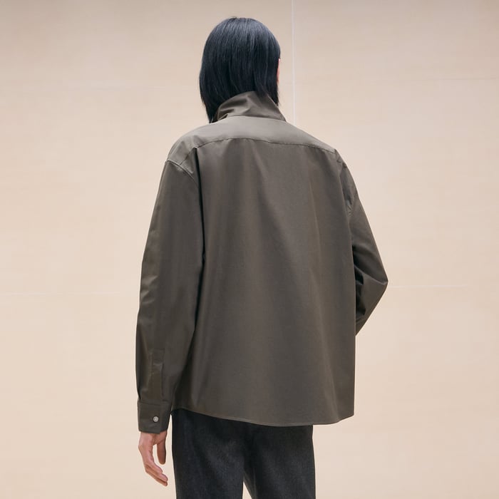 Basalte Boxy Fit Shirt With Twin Collar
