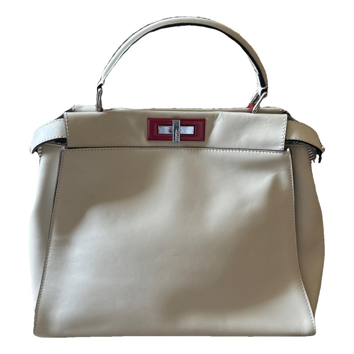 Peekaboo leather handbag