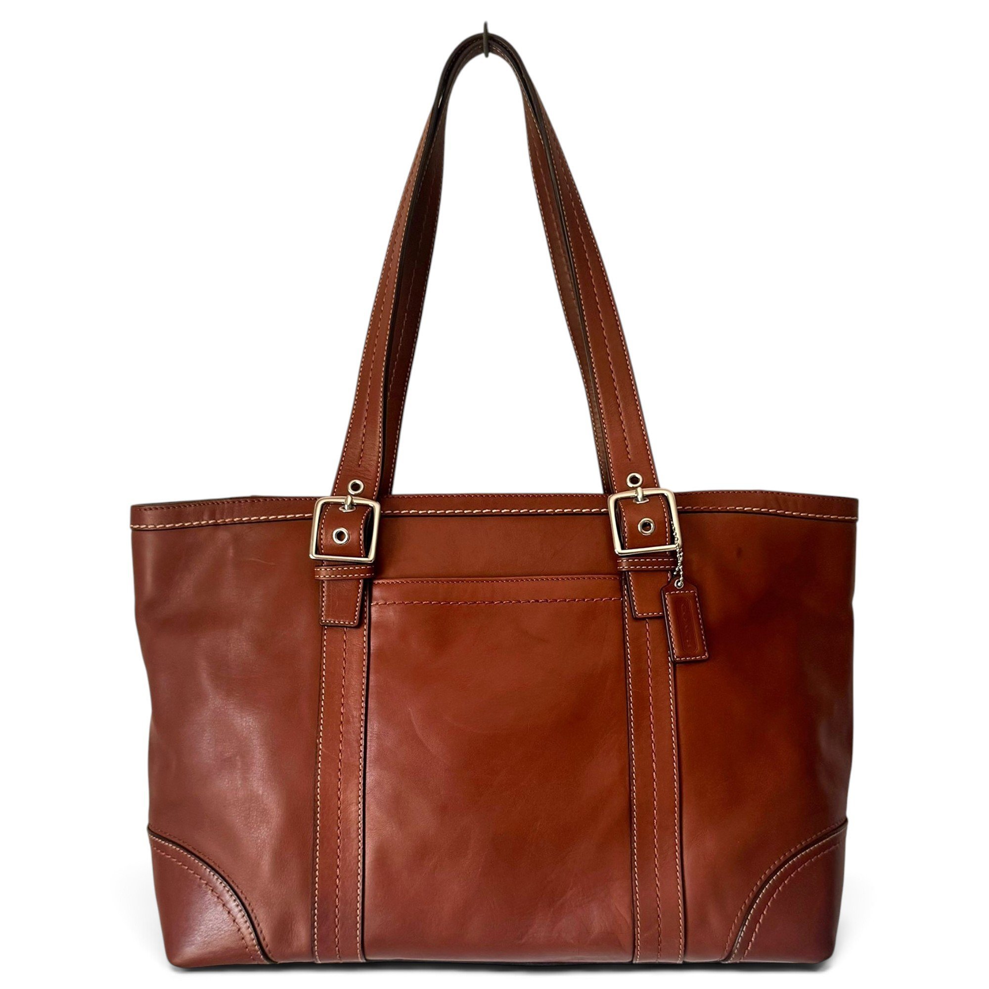 Leather tote