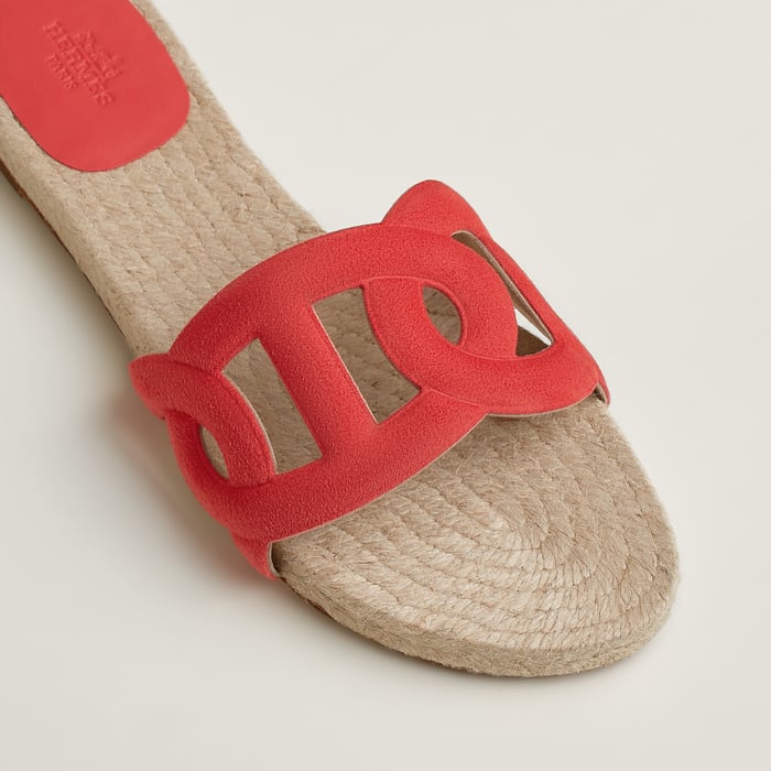 Rose Vermillon Famosa Espadrille