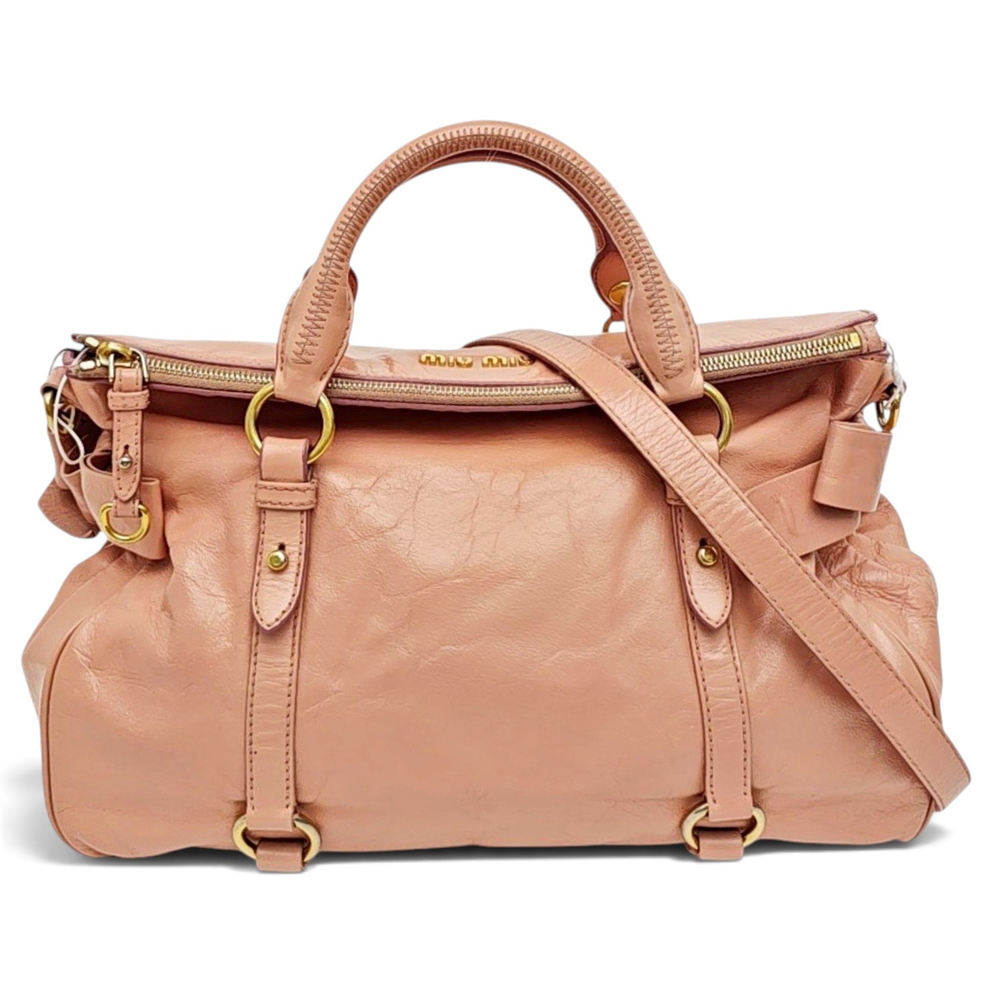 Miu Miu Vitello leather handbag