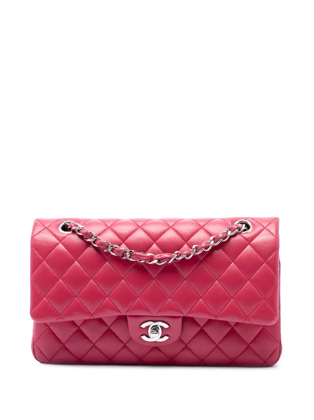 2018-2019 Medium Classic Lambskin Double Flap shoulder bag