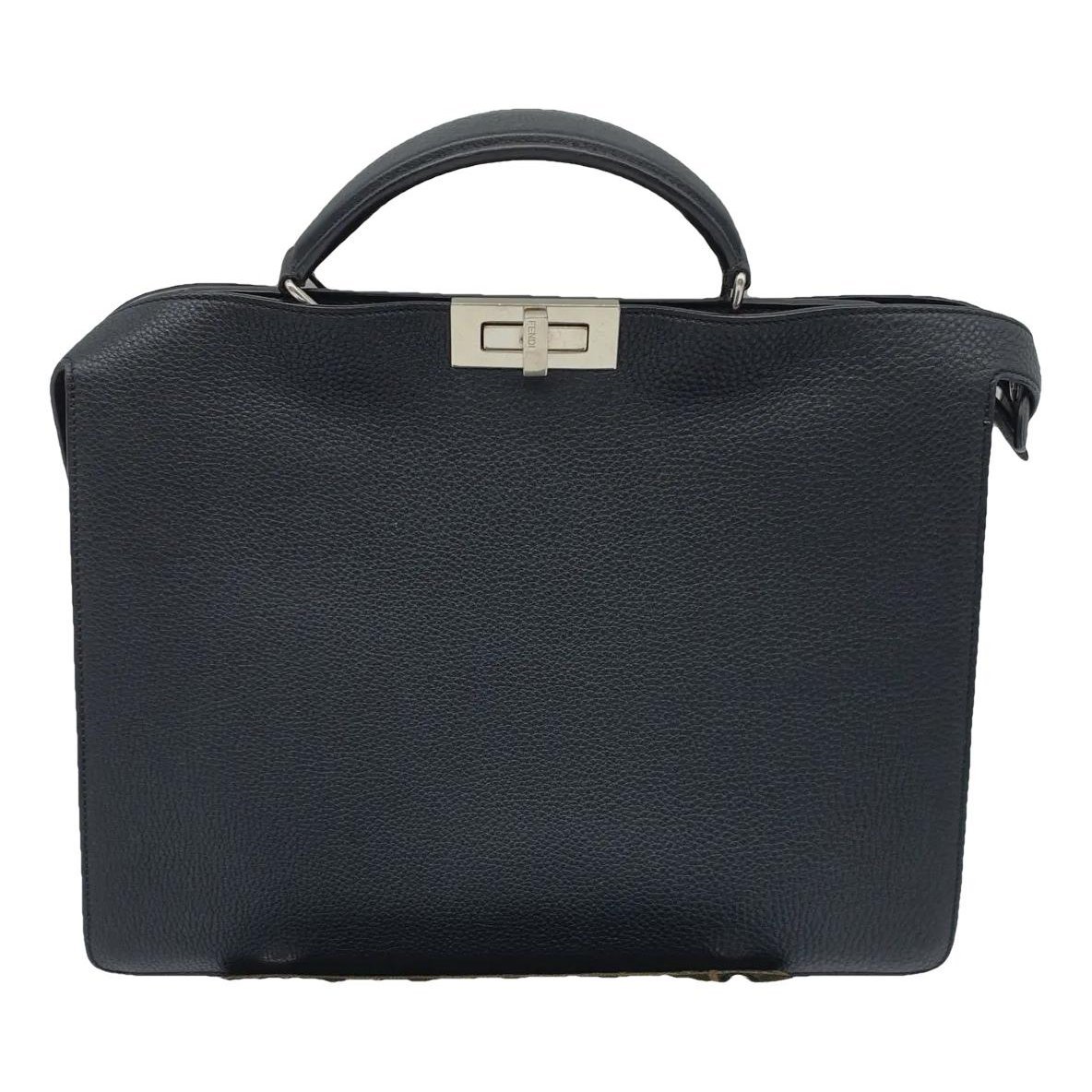 Peekaboo leather handbag