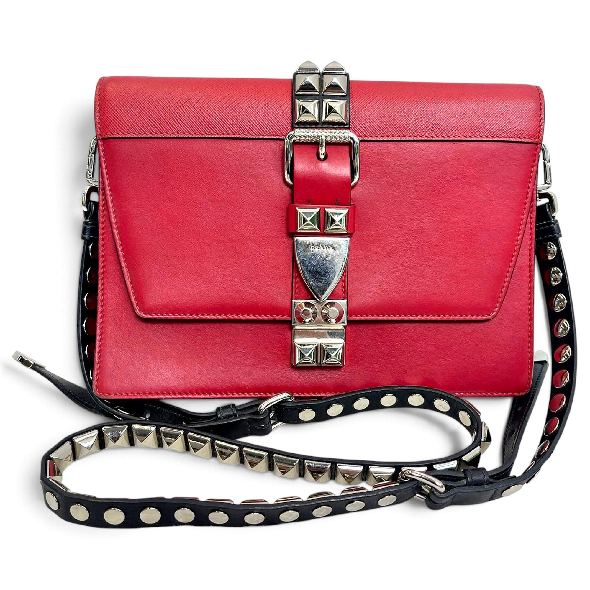 Elektra leather crossbody bag