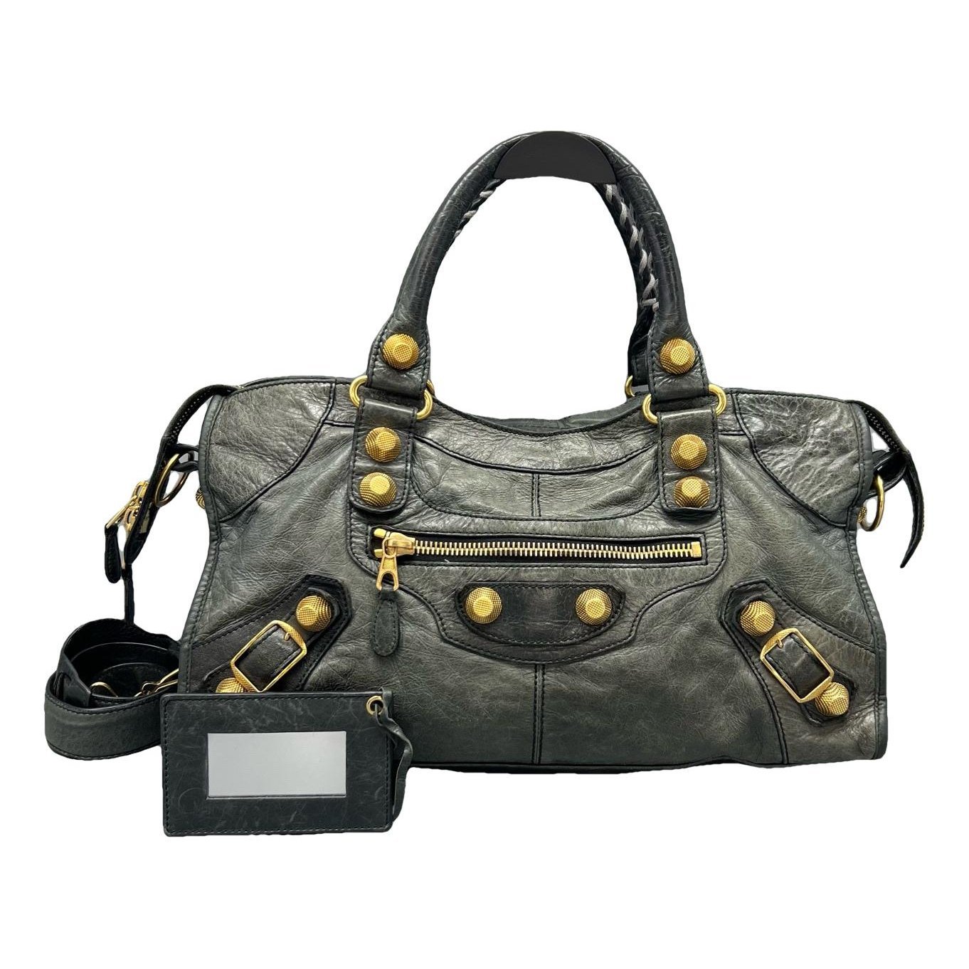 City leather bag