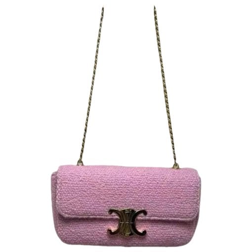 Triomphe tweed handbag