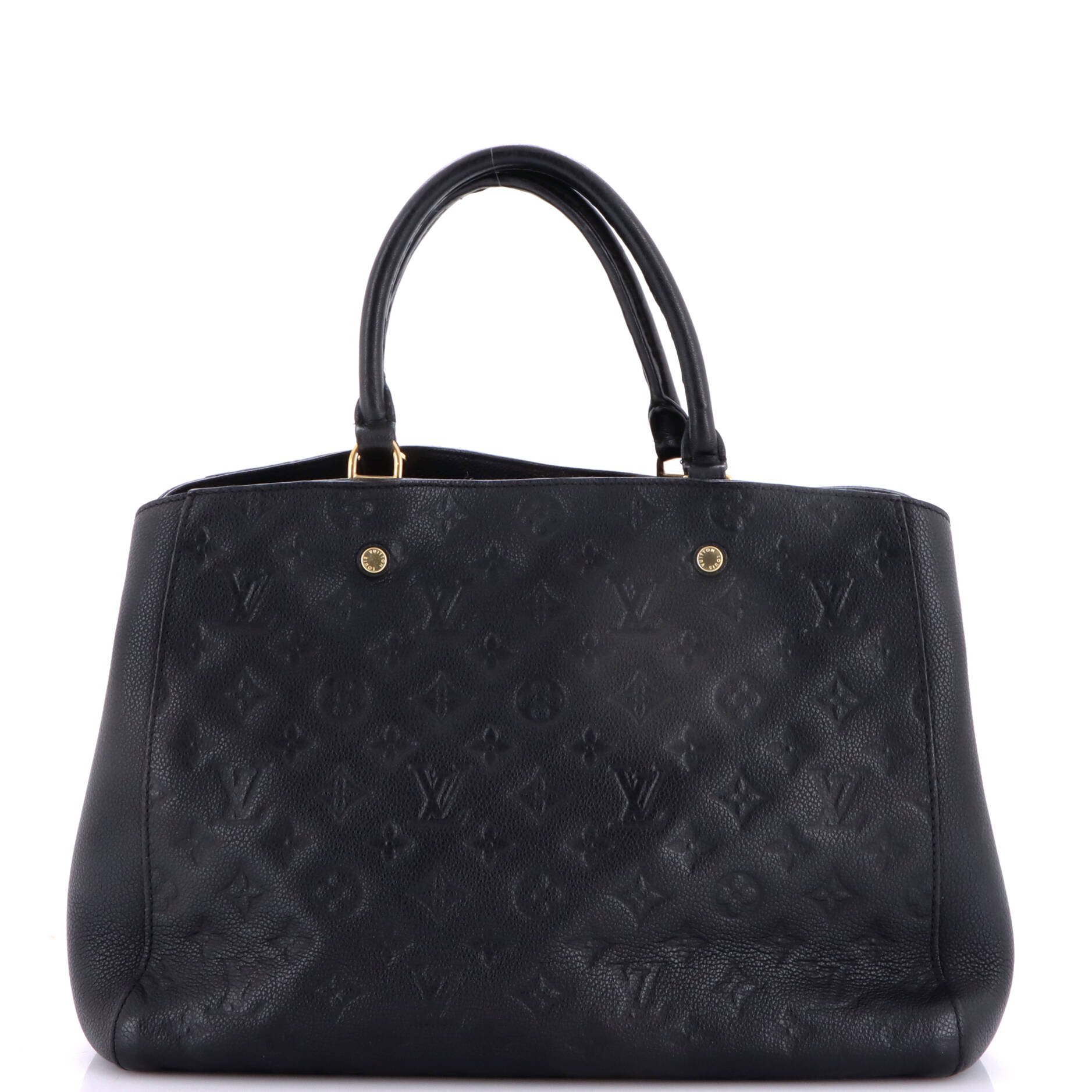 Montaigne Handbag Monogram Empreinte Leather MM