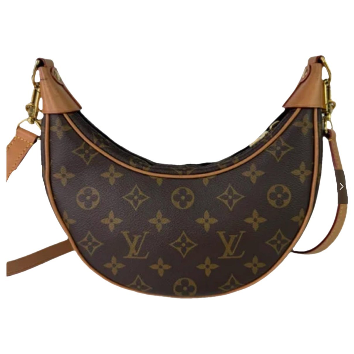 Loop leather handbag