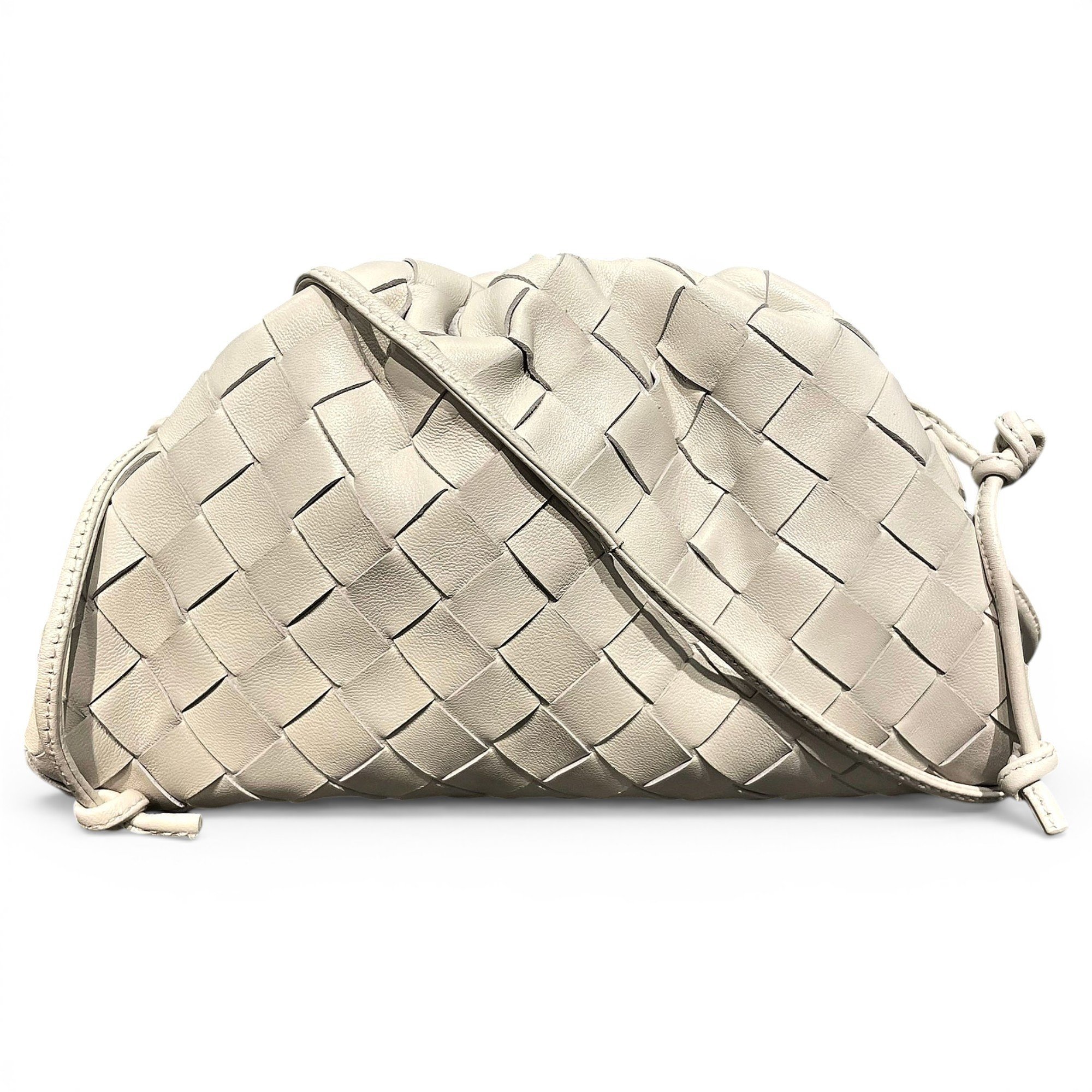 Pouch leather handbag