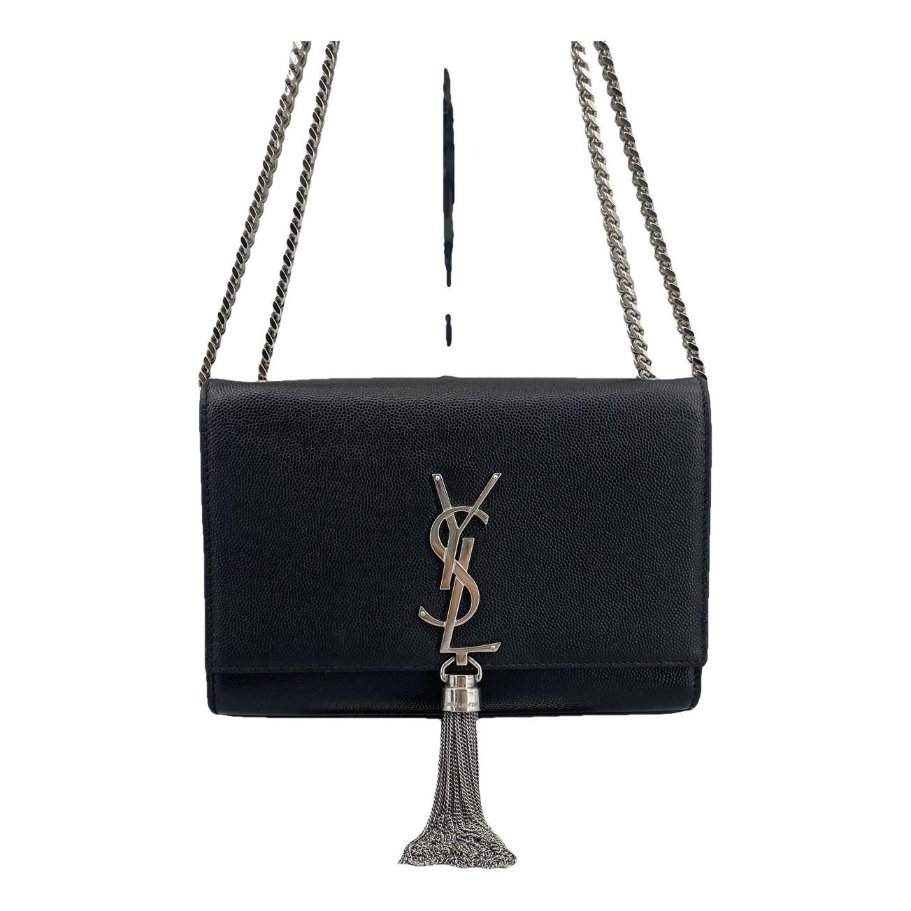 Pompom Kate leather handbag