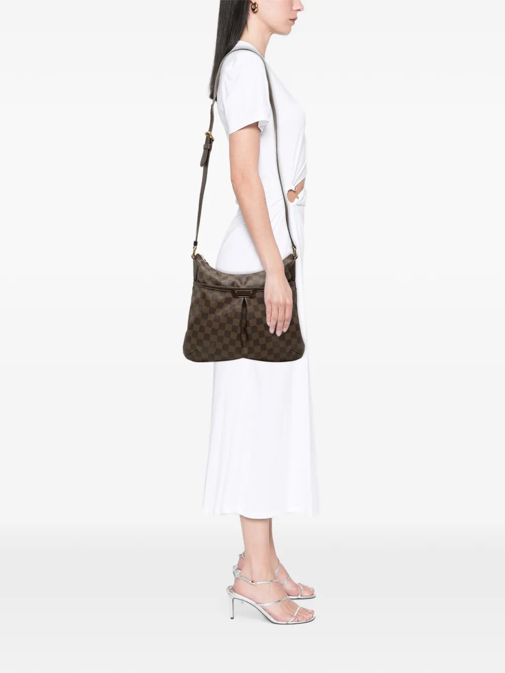 2008 Damier Ebene Bloomsbury PM crossbody bag