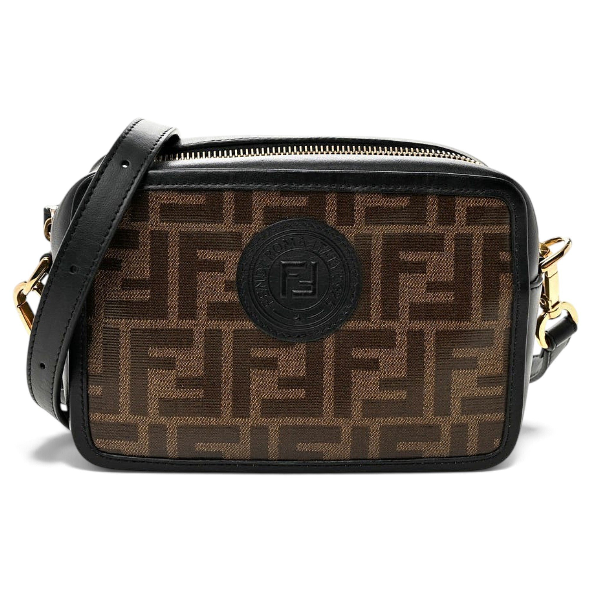 Camera case leather crossbody bag