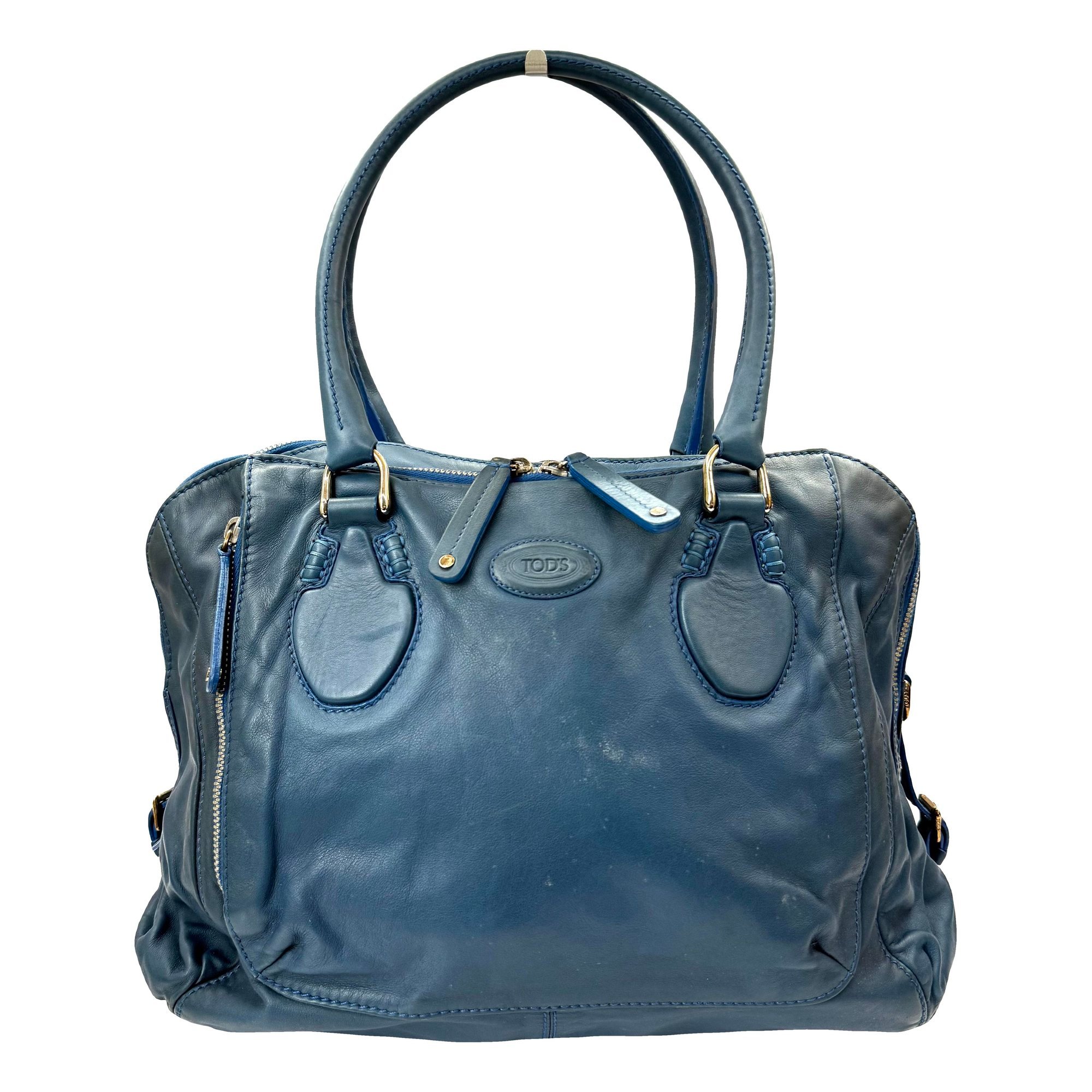D Bag leather handbag