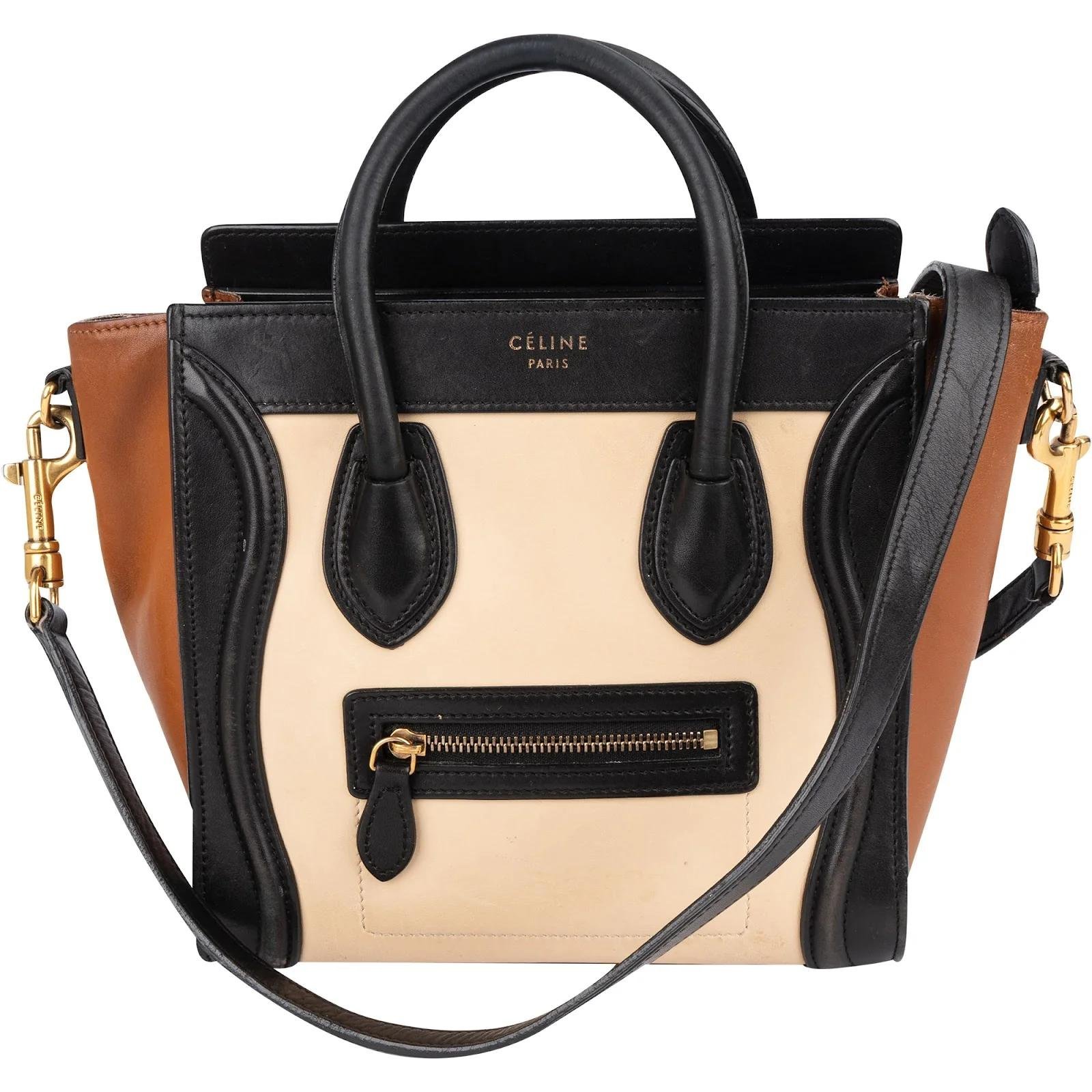Luggage leather handbag