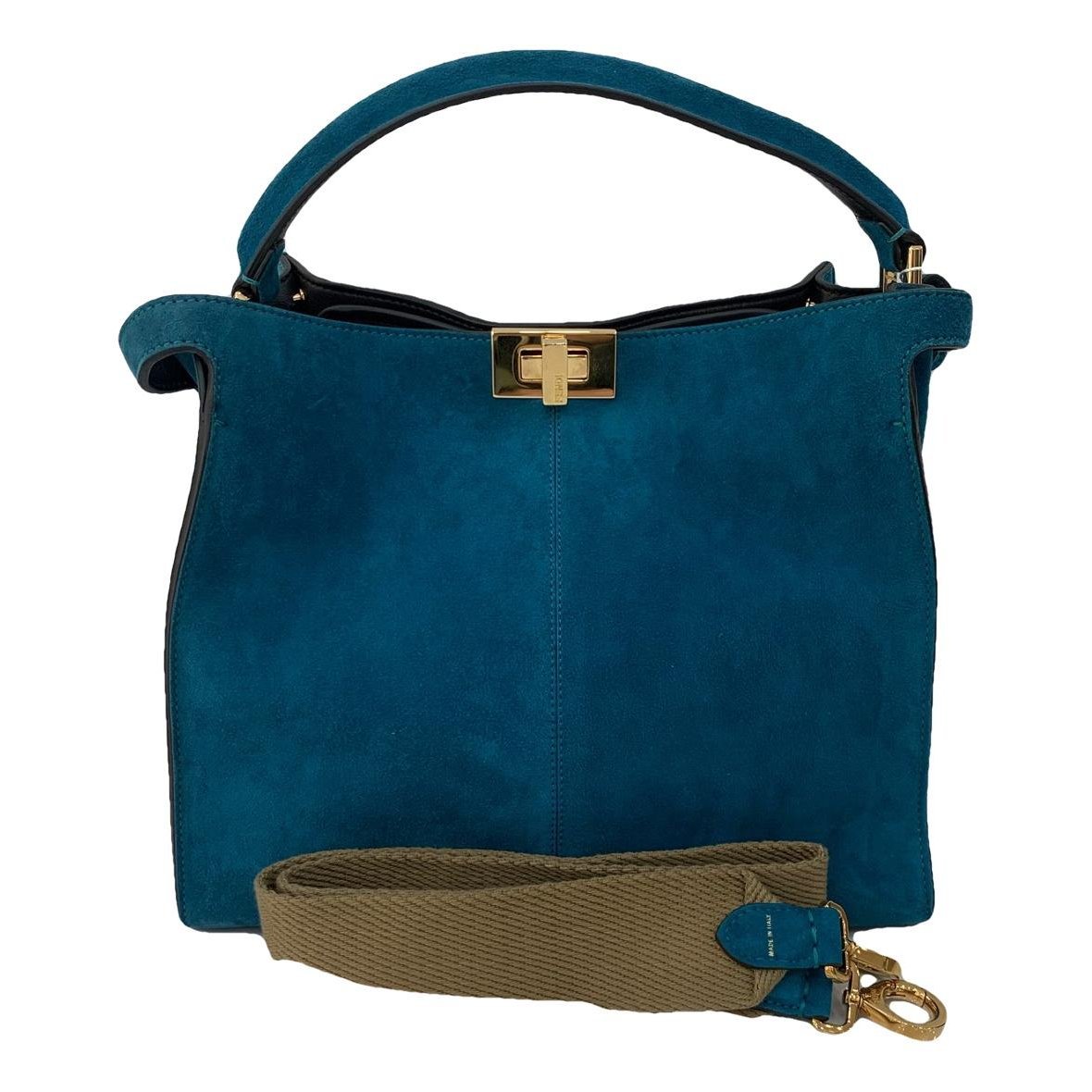 Peekaboo leather handbag