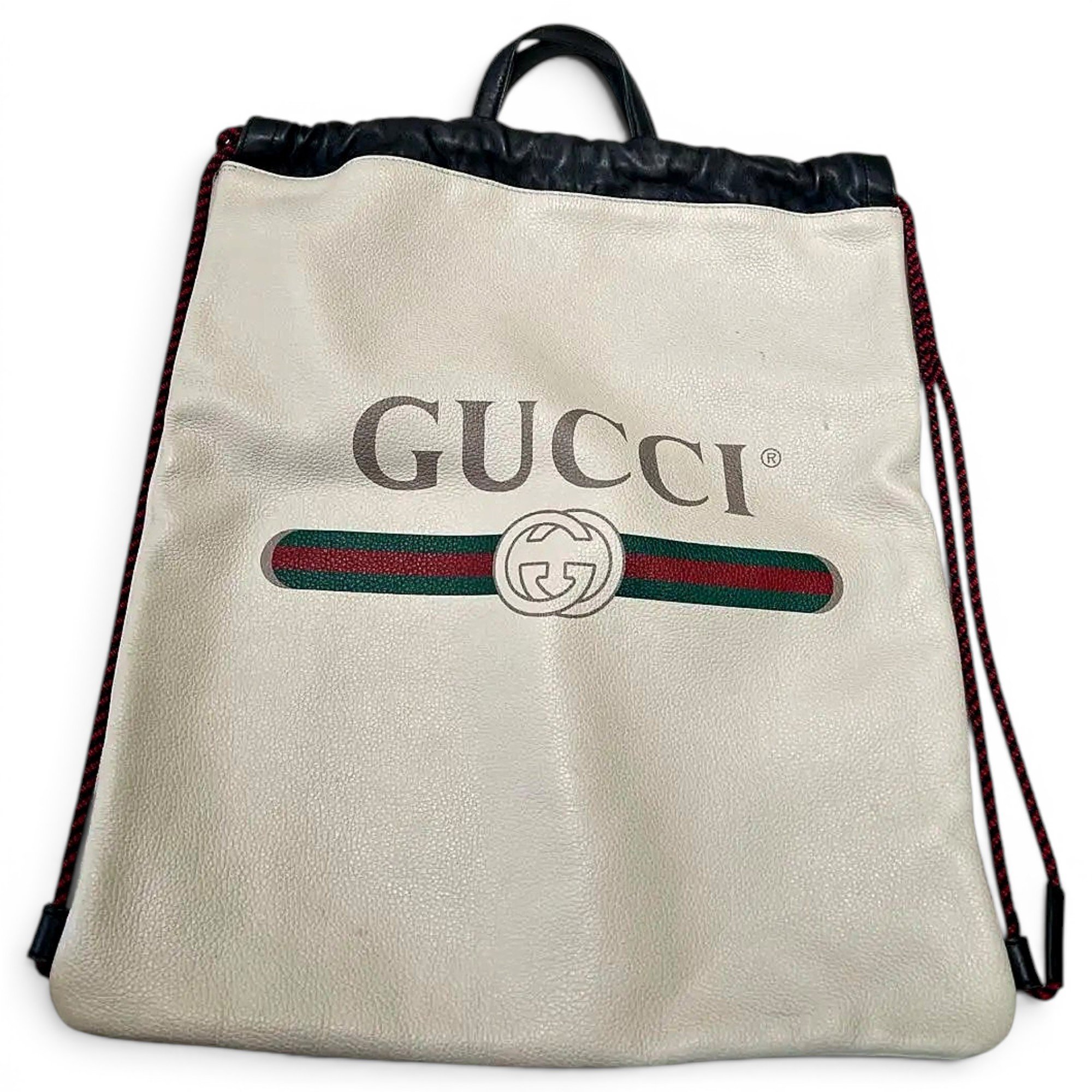 Leather backpack