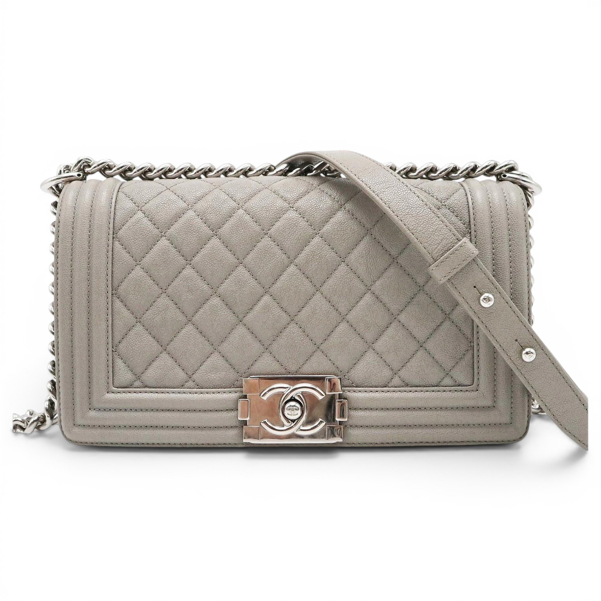 Boy leather crossbody bag