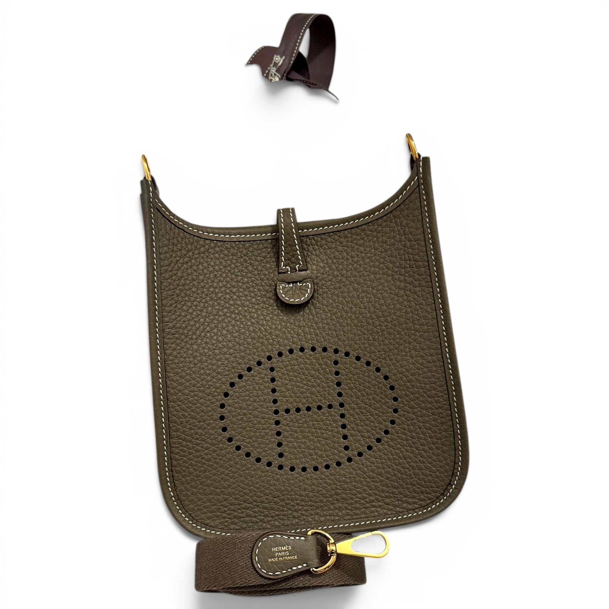 Mini Evelyne leather crossbody bag