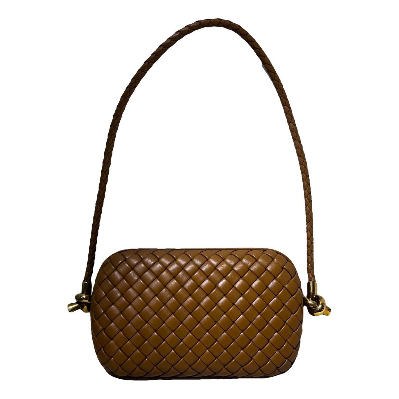 Knot leather handbag
