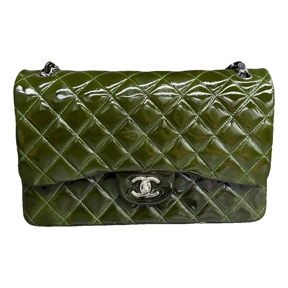 Timeless/Classique patent leather handbag
