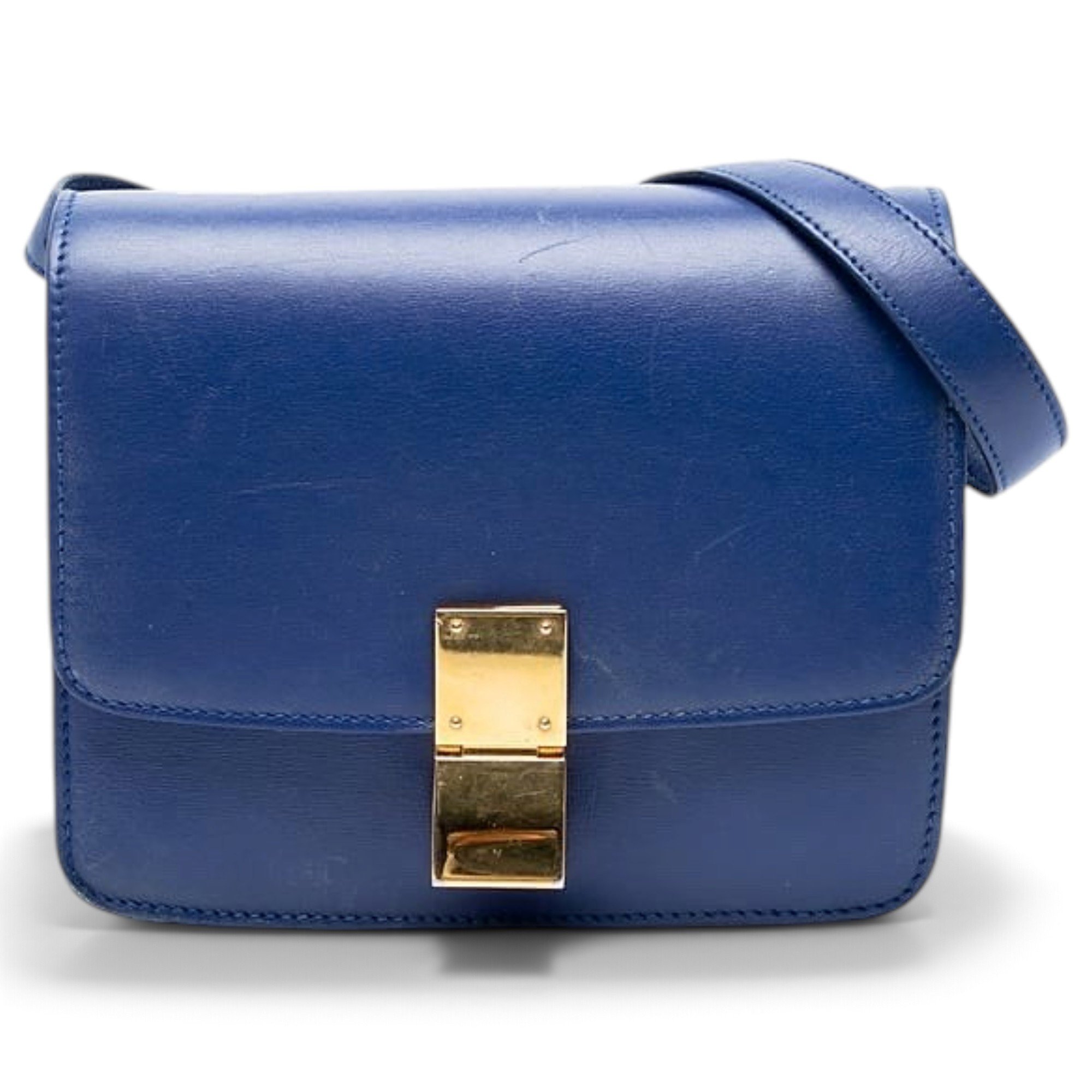 Classic leather crossbody bag