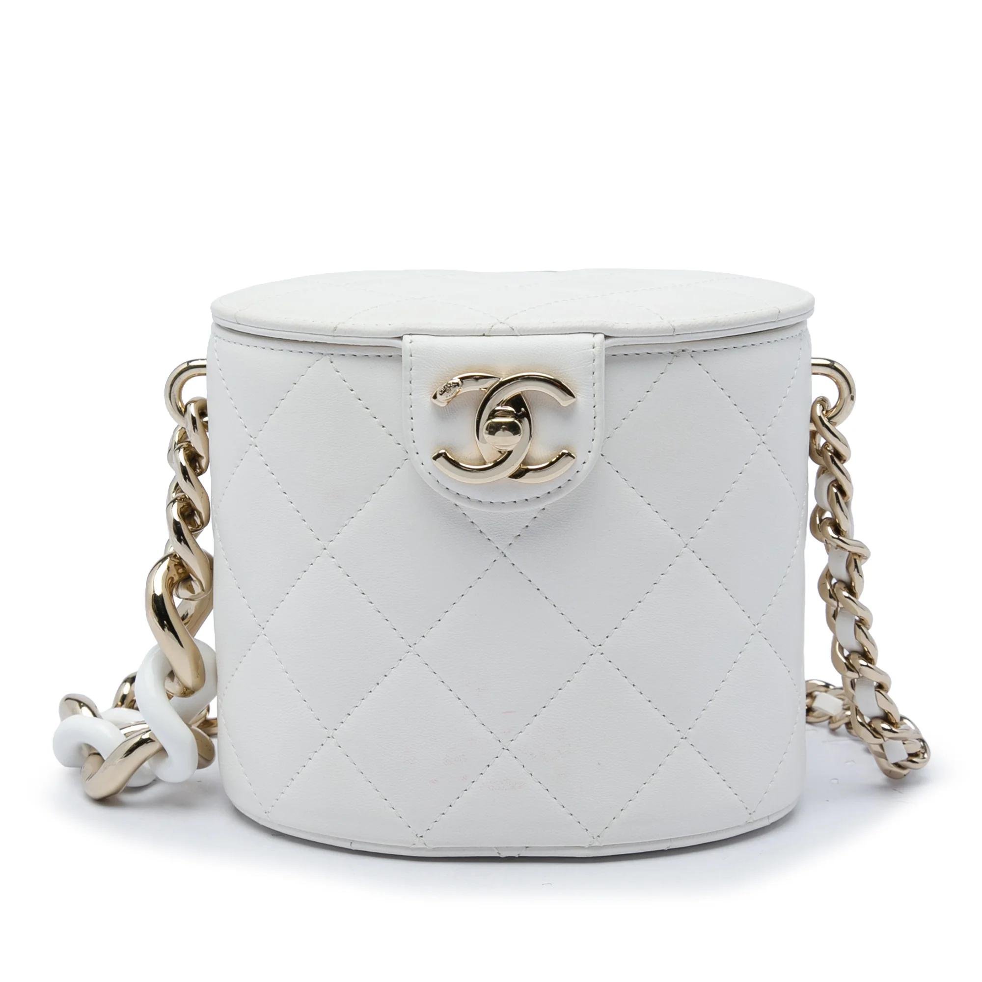 Vanity leather crossbody bag
