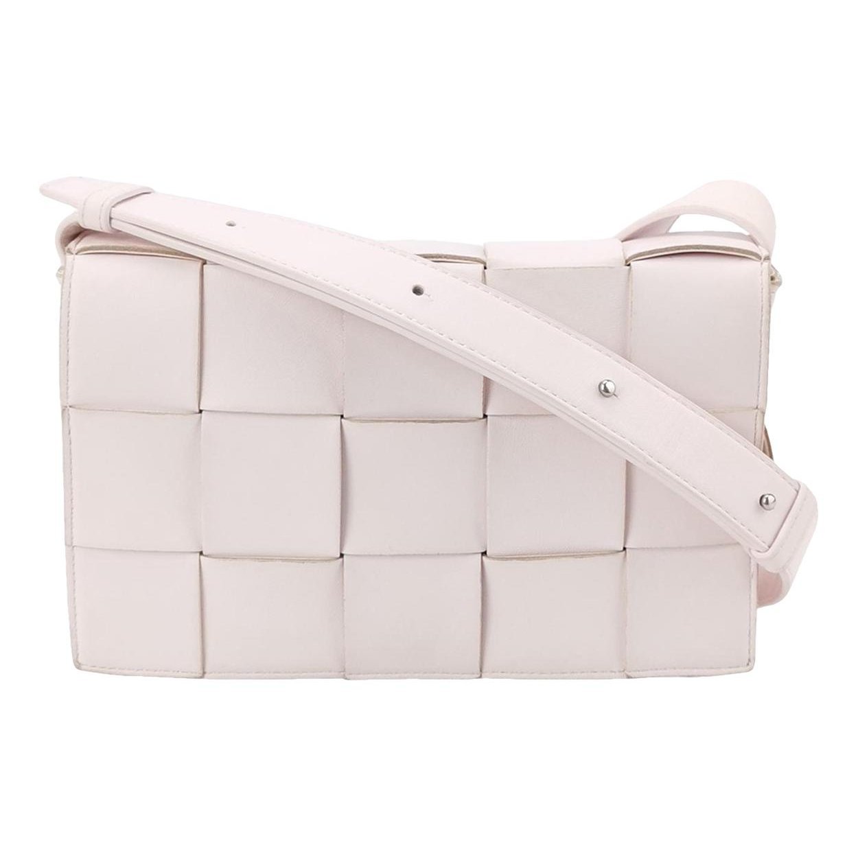 Cassette leather handbag