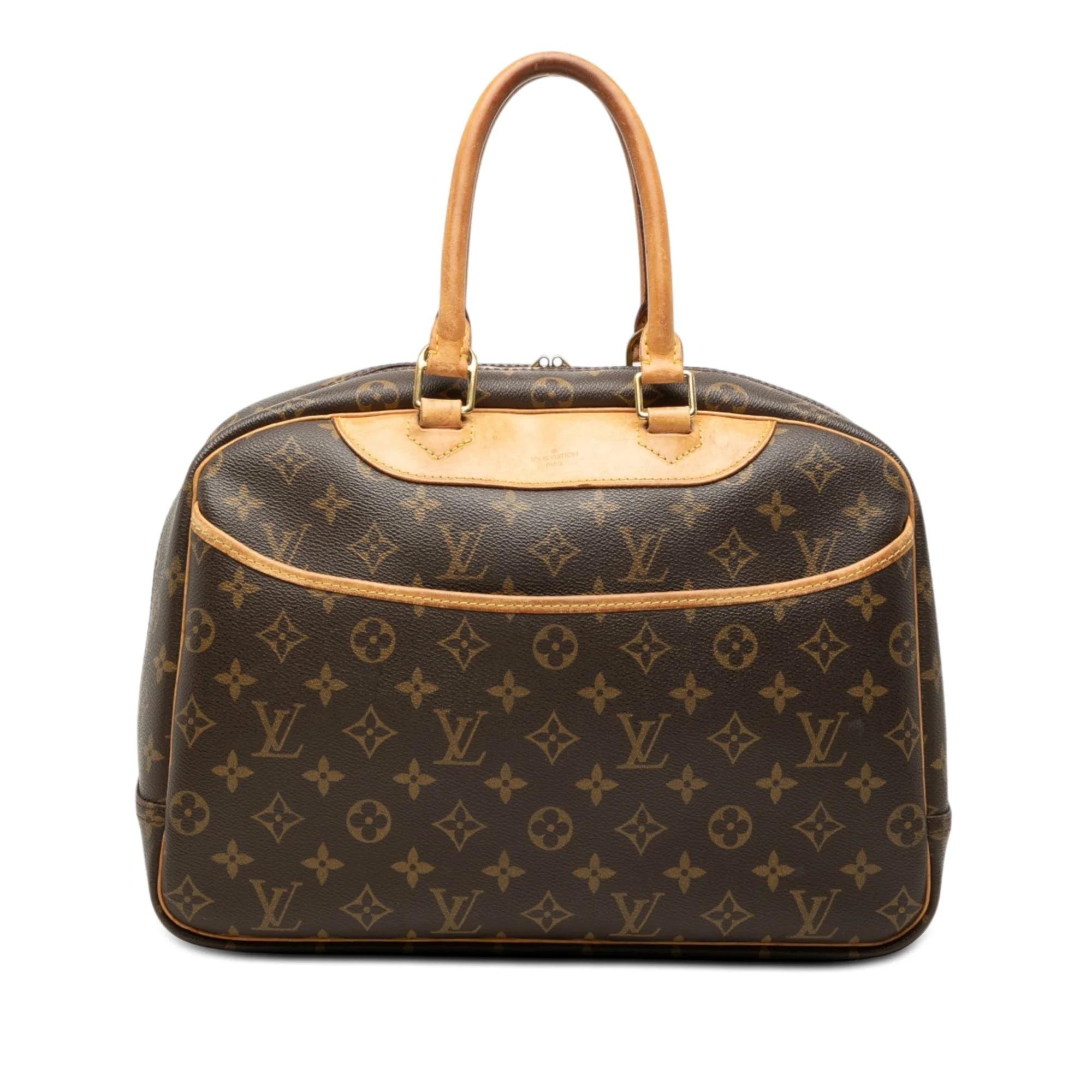 Louis Vuitton Deauville leather handbag