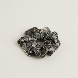 Hermès Claudia Bloom XL scrunchie Navy | BagUSeek