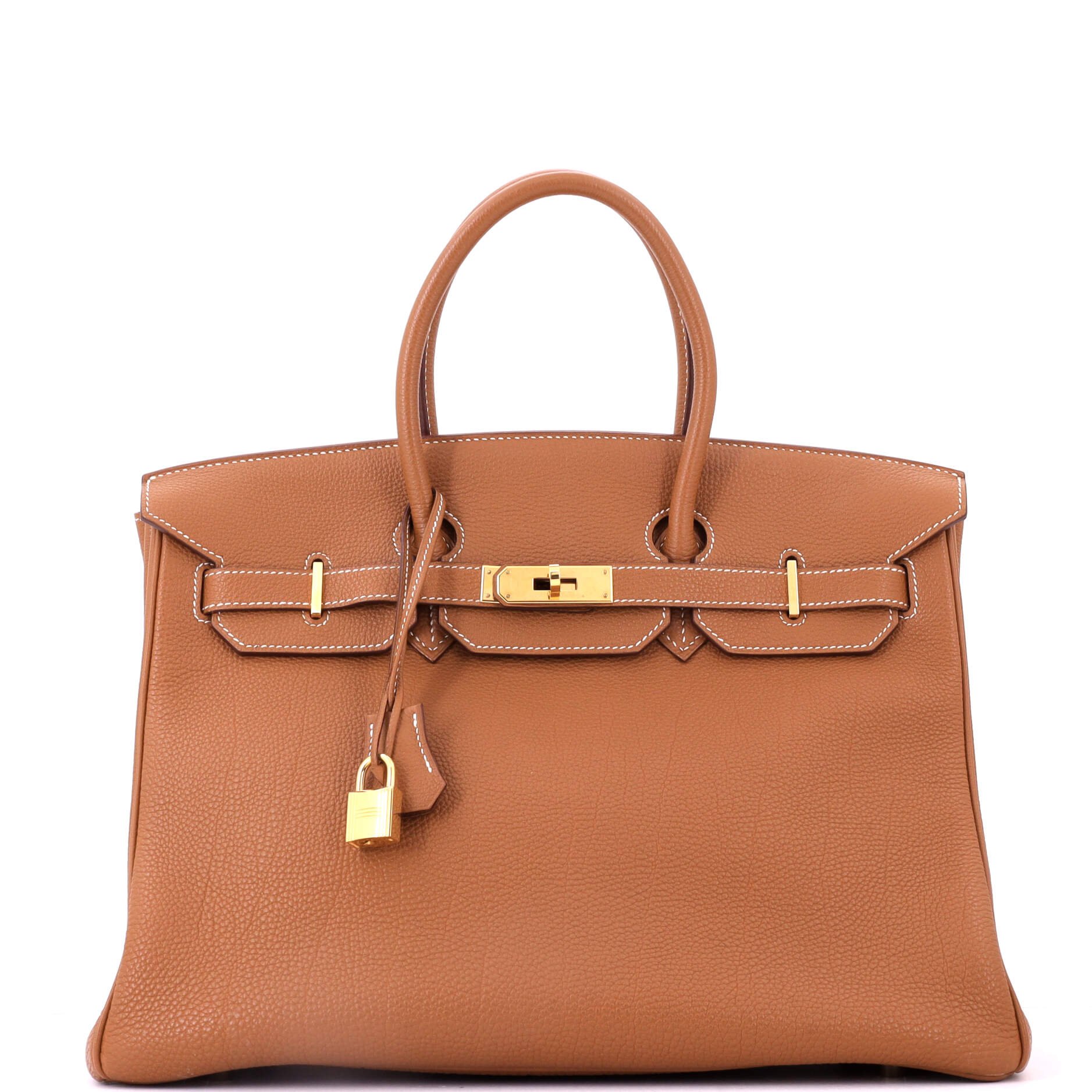 Birkin Handbag Gold Togo with Gold Hardware 35