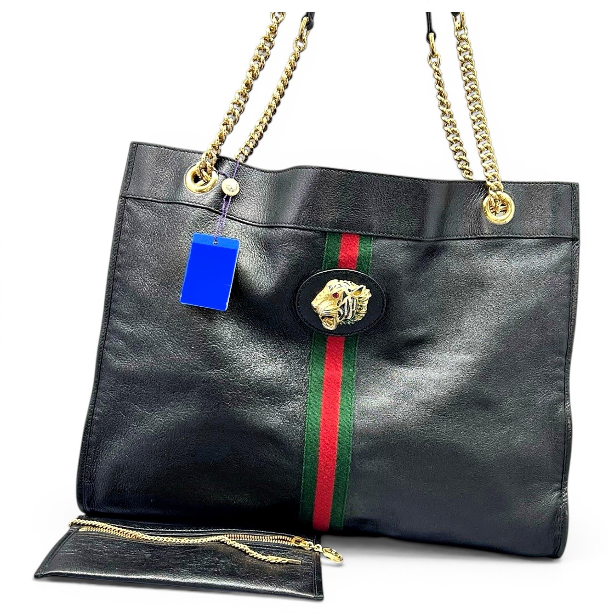 Rajah leather tote