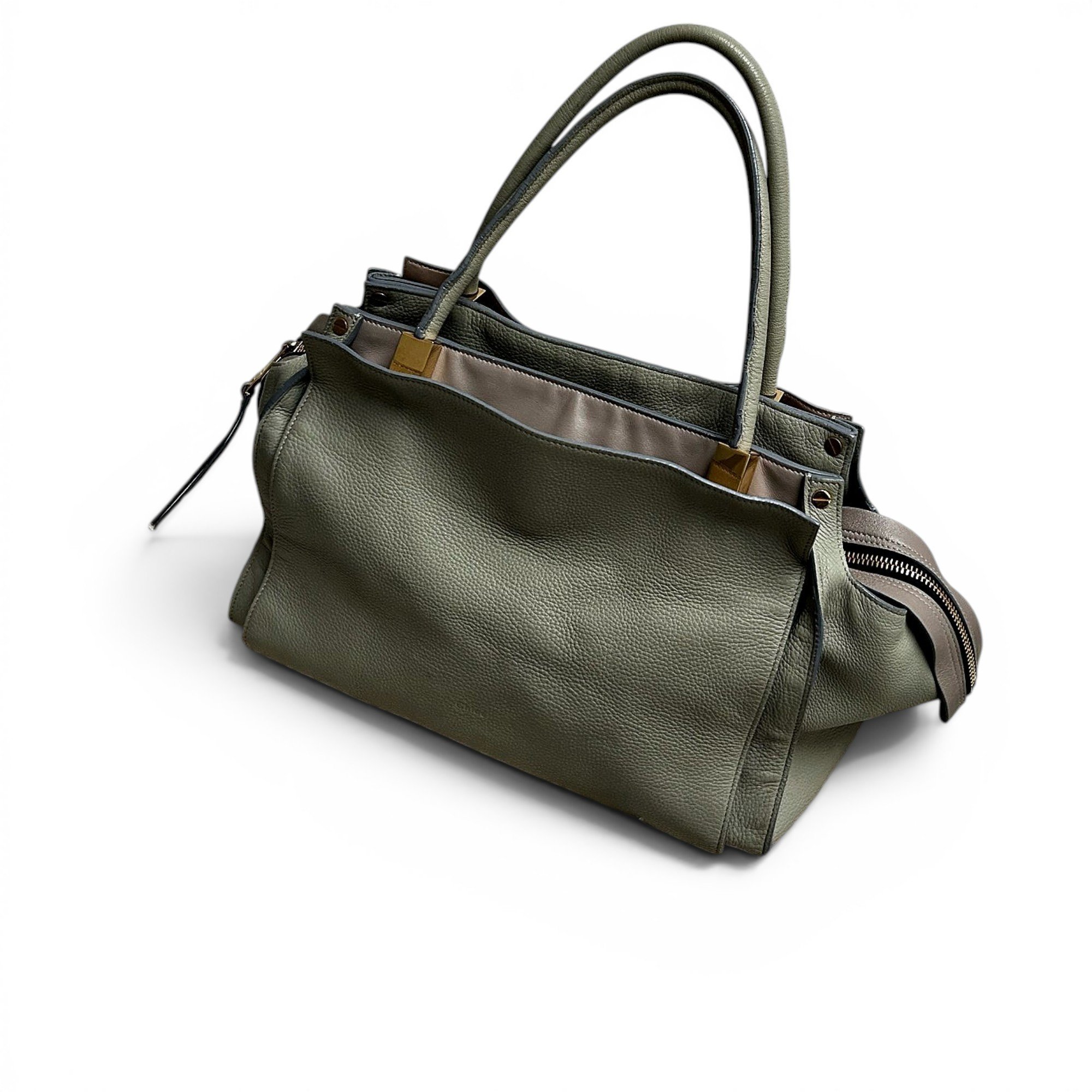 Leather handbag